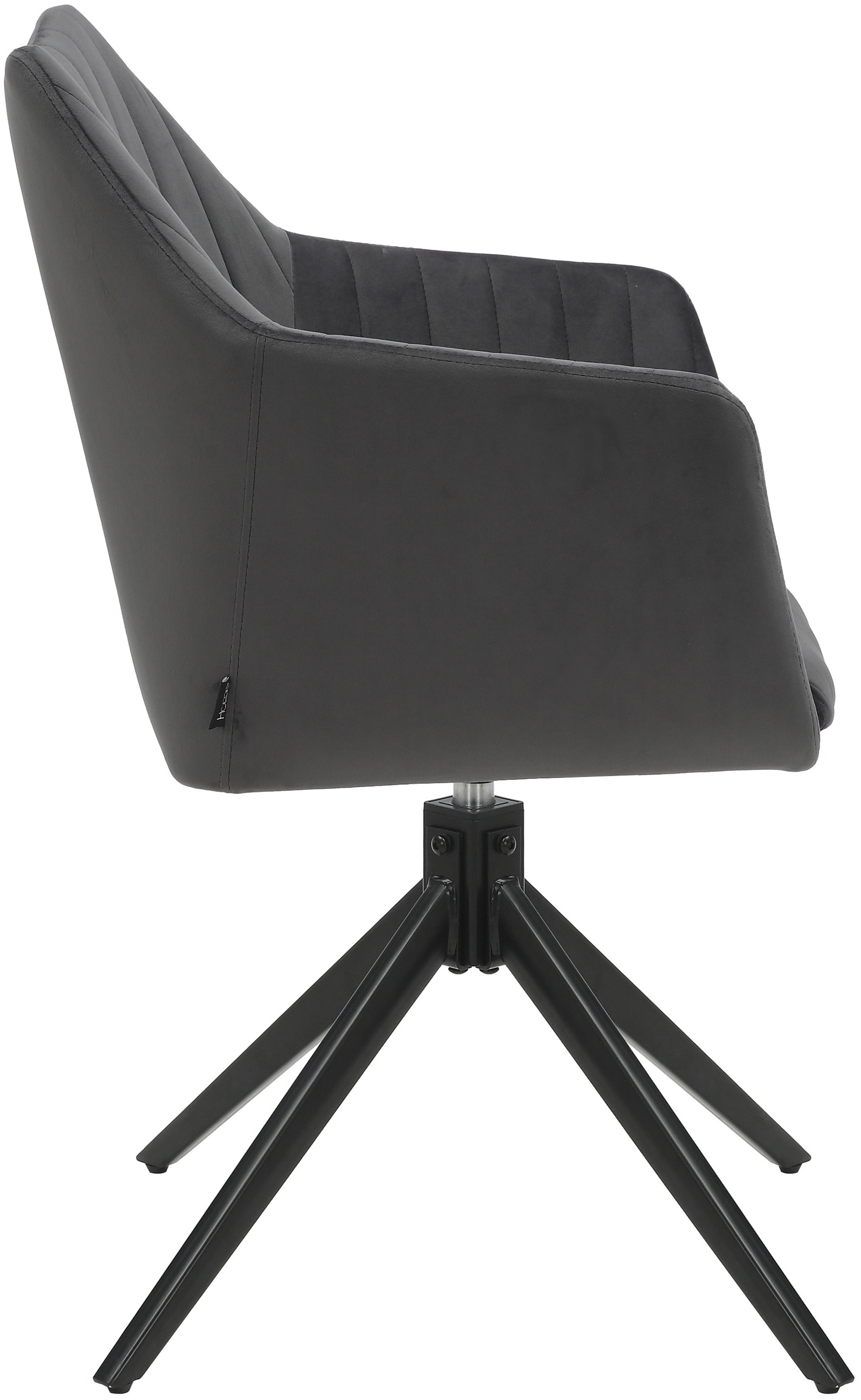 Home affaire Esszimmerstuhl »TAMPAST1, TOPSELLER!«, (Set), 2 St., Samtvelours, mit Drehfunktion 360 Grad