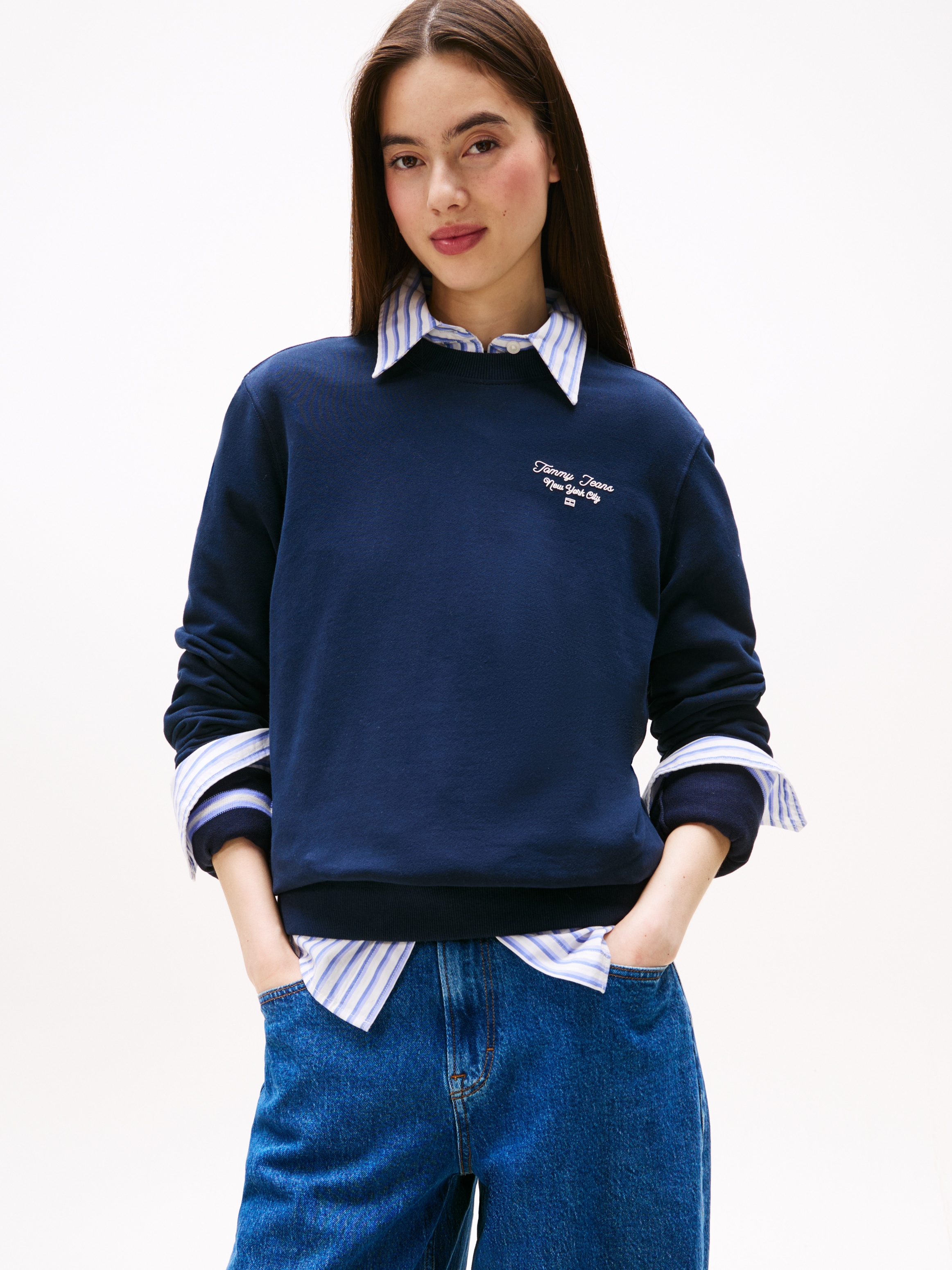 Tommy Jeans Sweatshirt "TJW REG ESS LOGO 1 CREW EXT" günstig online kaufen