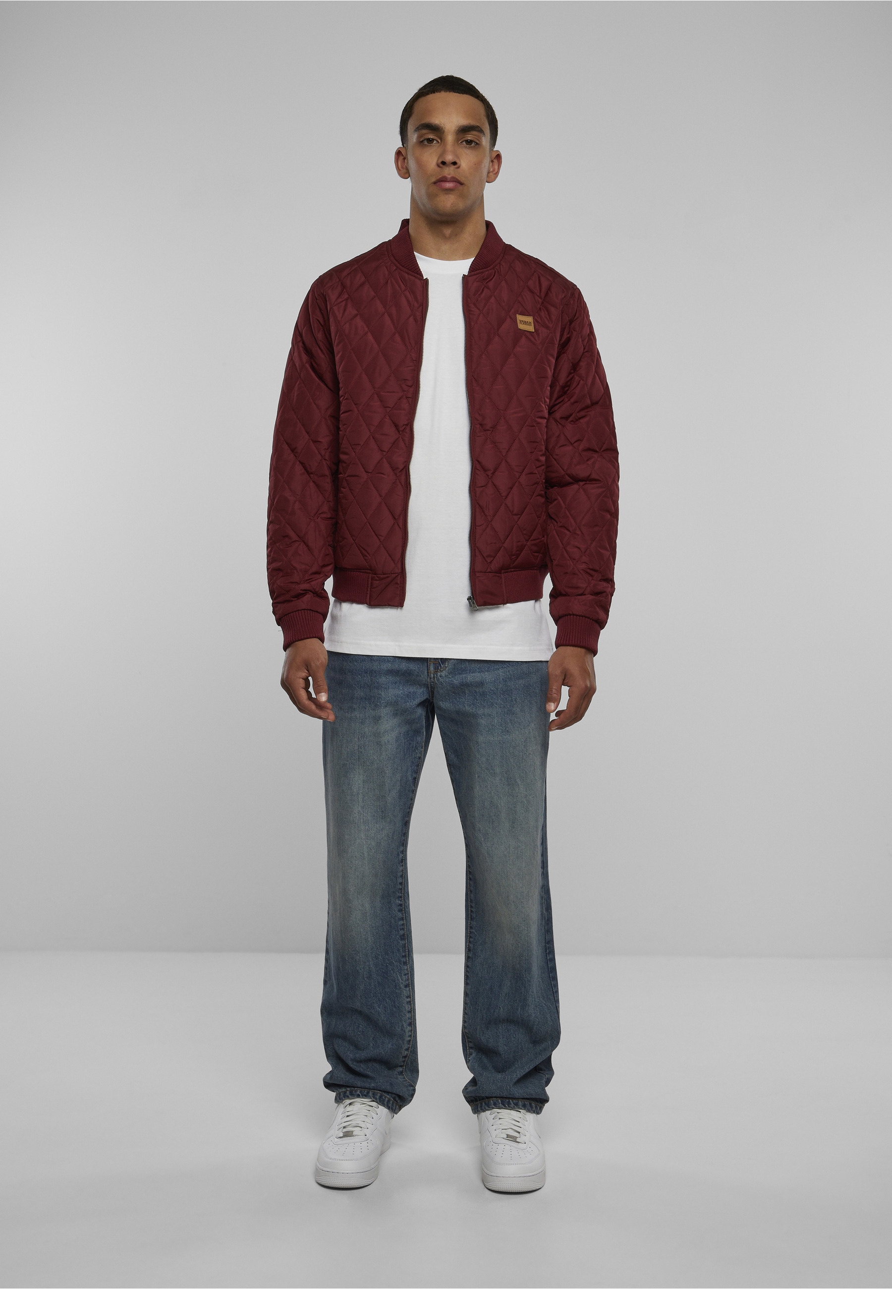 URBAN CLASSICS Langmantel »Urban Classics Herren Diamond Quilt Jacket«