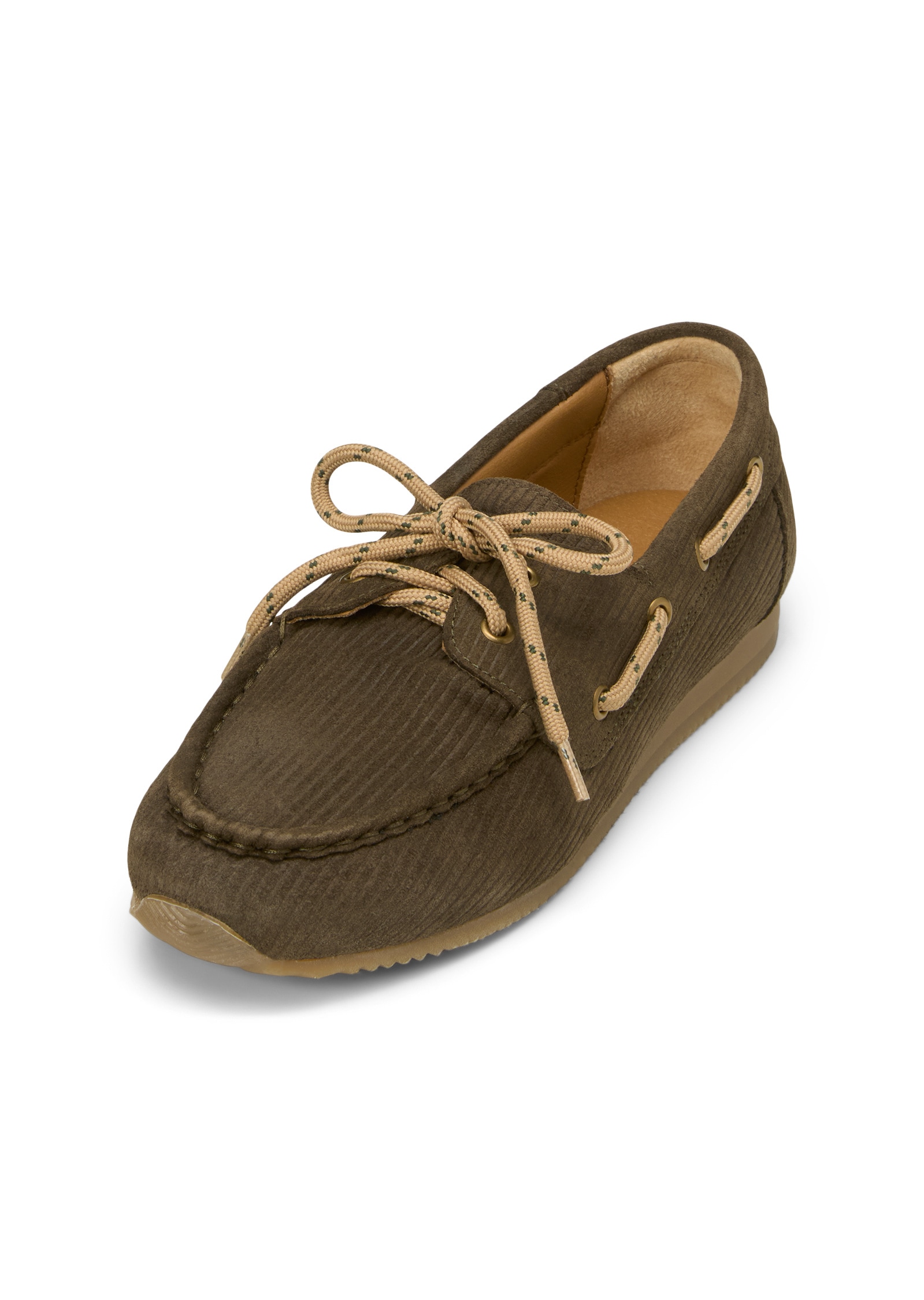 Marc OPolo Bootsschuh "aus Veloursleder in Cord-Optik" günstig online kaufen