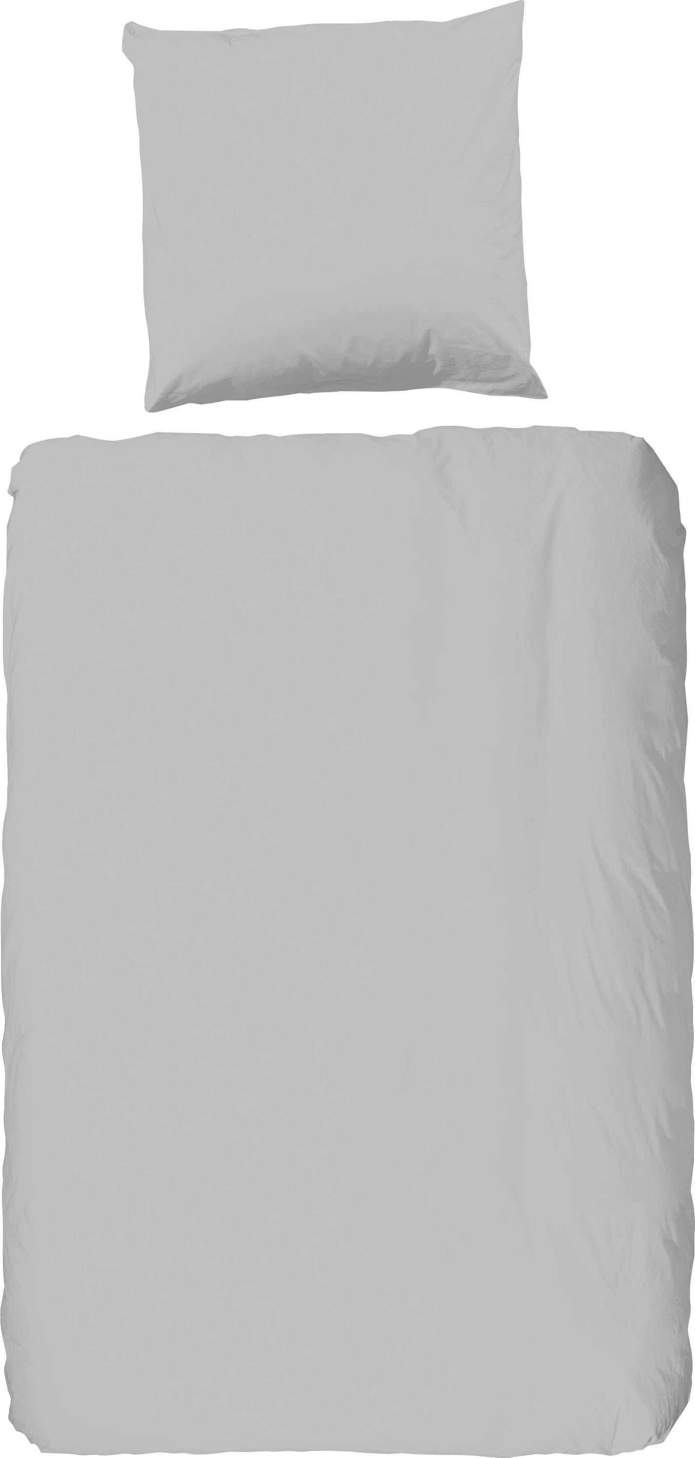 PURE luxury collection Bettwäsche "Pure uni" 2 Stk. tlg. Mikrofaser, Pflege günstig online kaufen