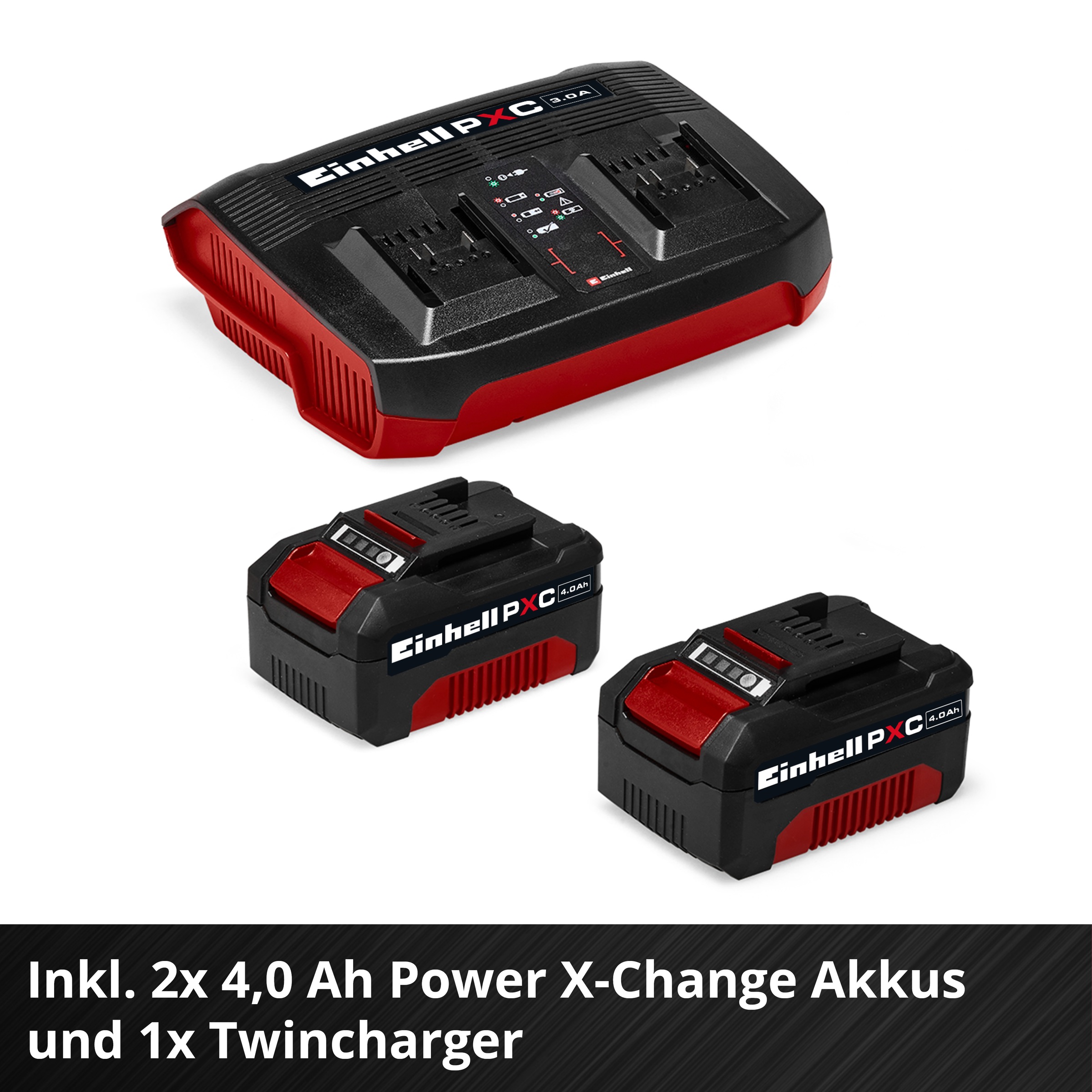 Einhell Akkurasenmäher »GC-CM 36/46 S Li BL (2x4,0Ah)« Inkl. Akku und Twincharger