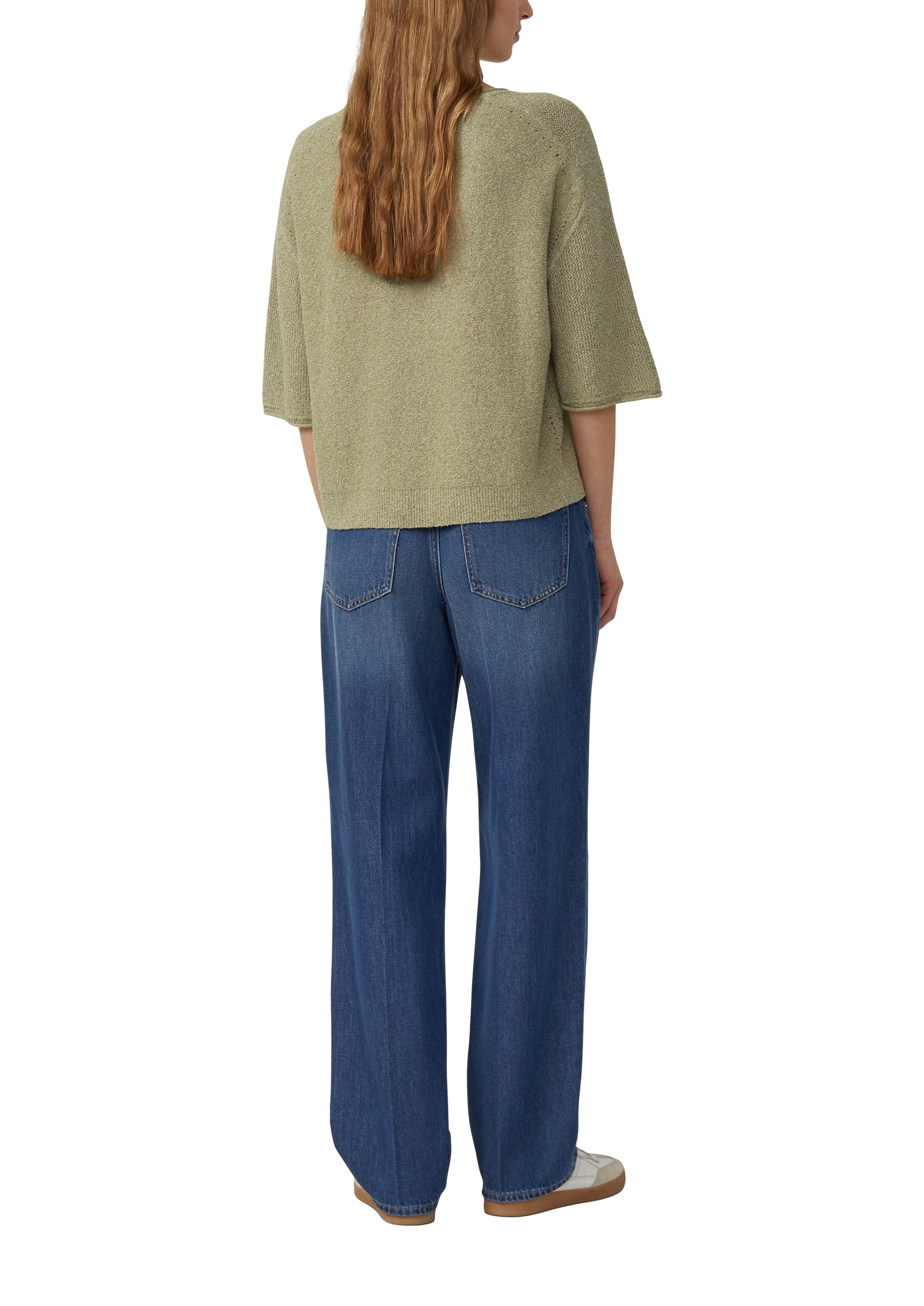 s.Oliver Strickpullover 3/4-Arm mit Rundhals