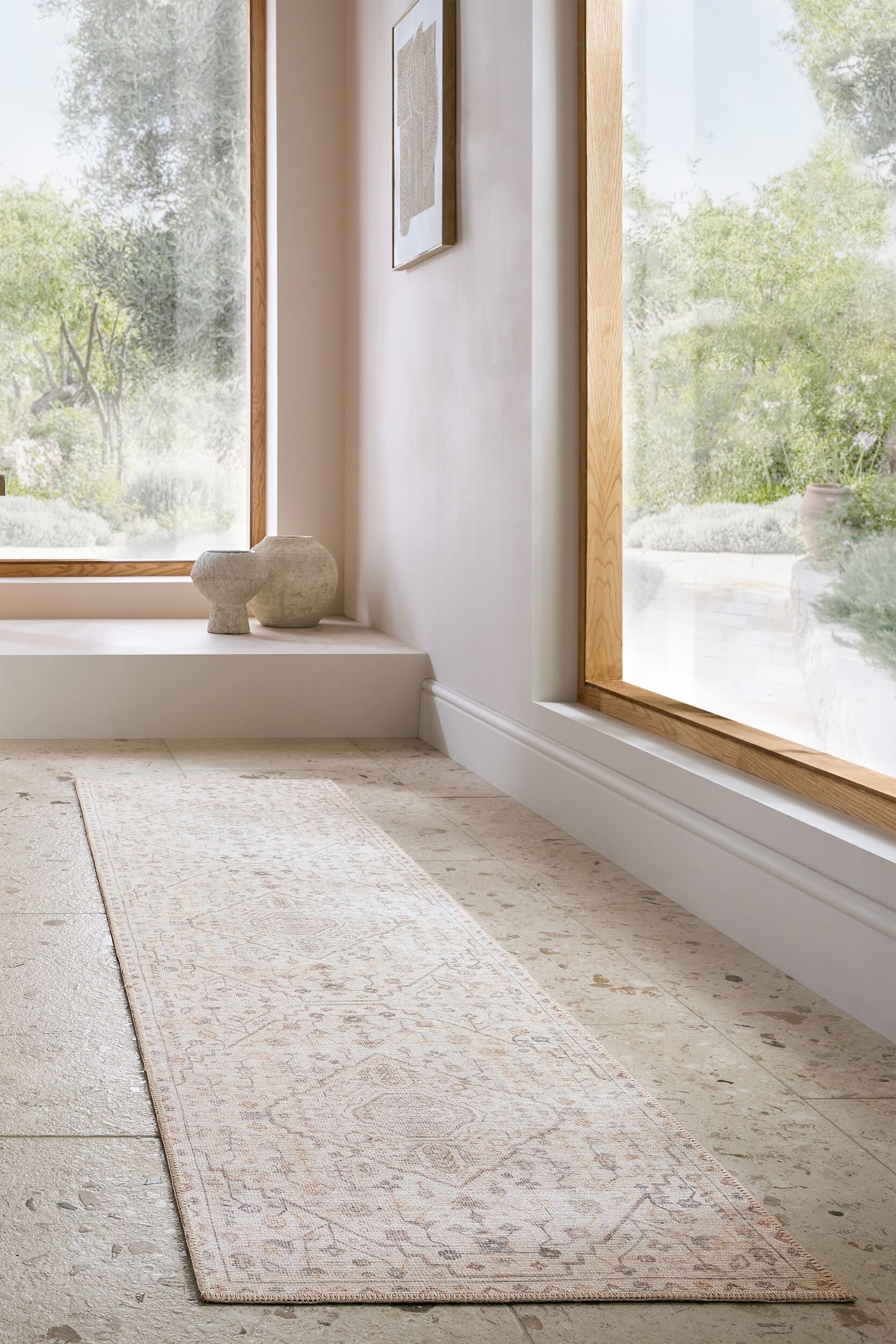 FLAIR RUGS Teppich »Teo«, rechteckig, 4 mm Höhe, Waschbarer Traditioneller Teppich