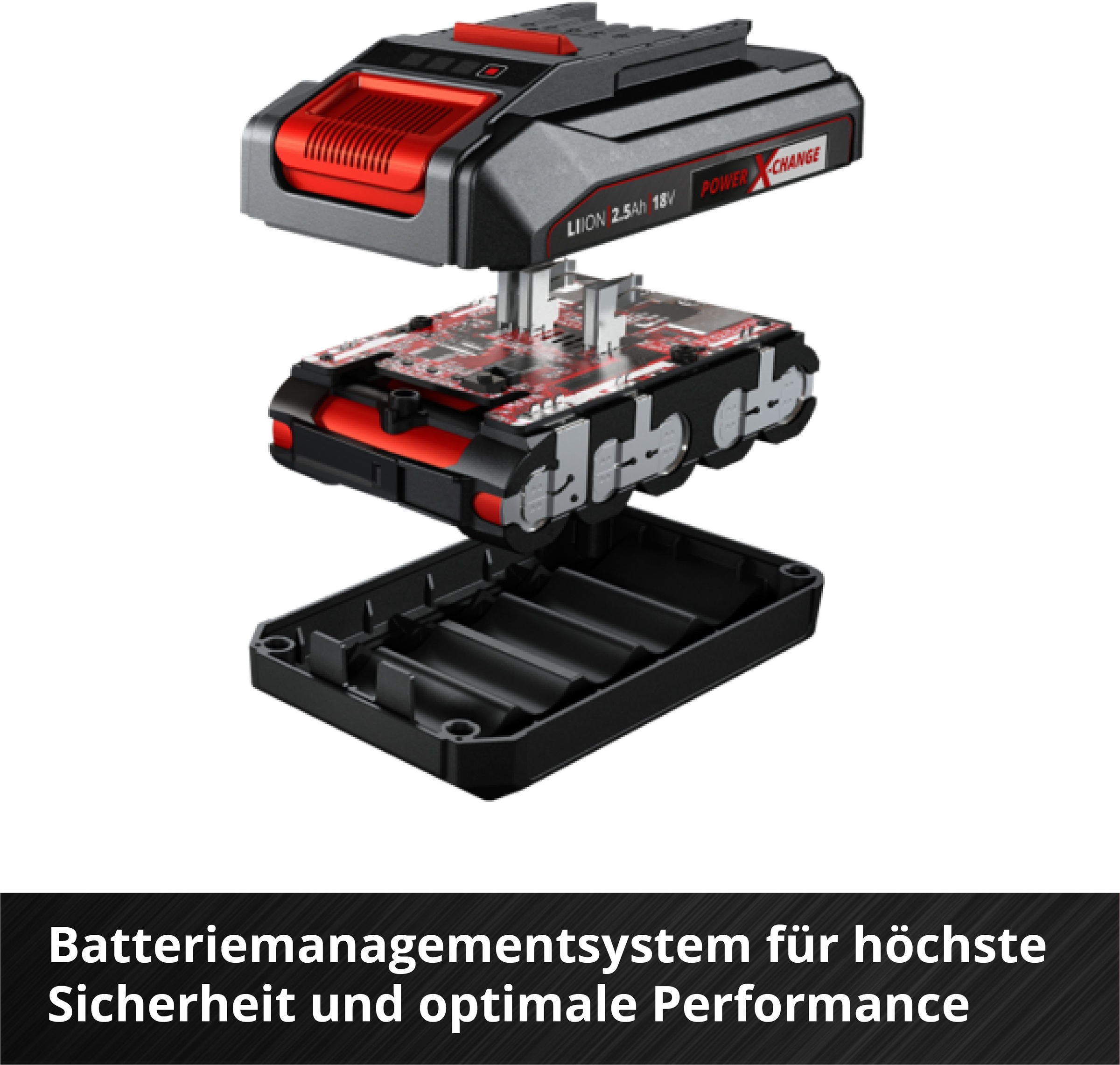 Einhell Akku-Heckenschere »GC-CH 18/40 Li (1x 2,5 Ah)«, (Set), 3tlg., inkl. Akku und Ladegerät