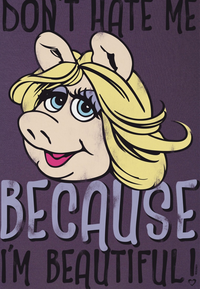 LOGOSHIRT T-Shirt »Miss Piggy - Muppet Show«, mit witzigem Vintage-Print