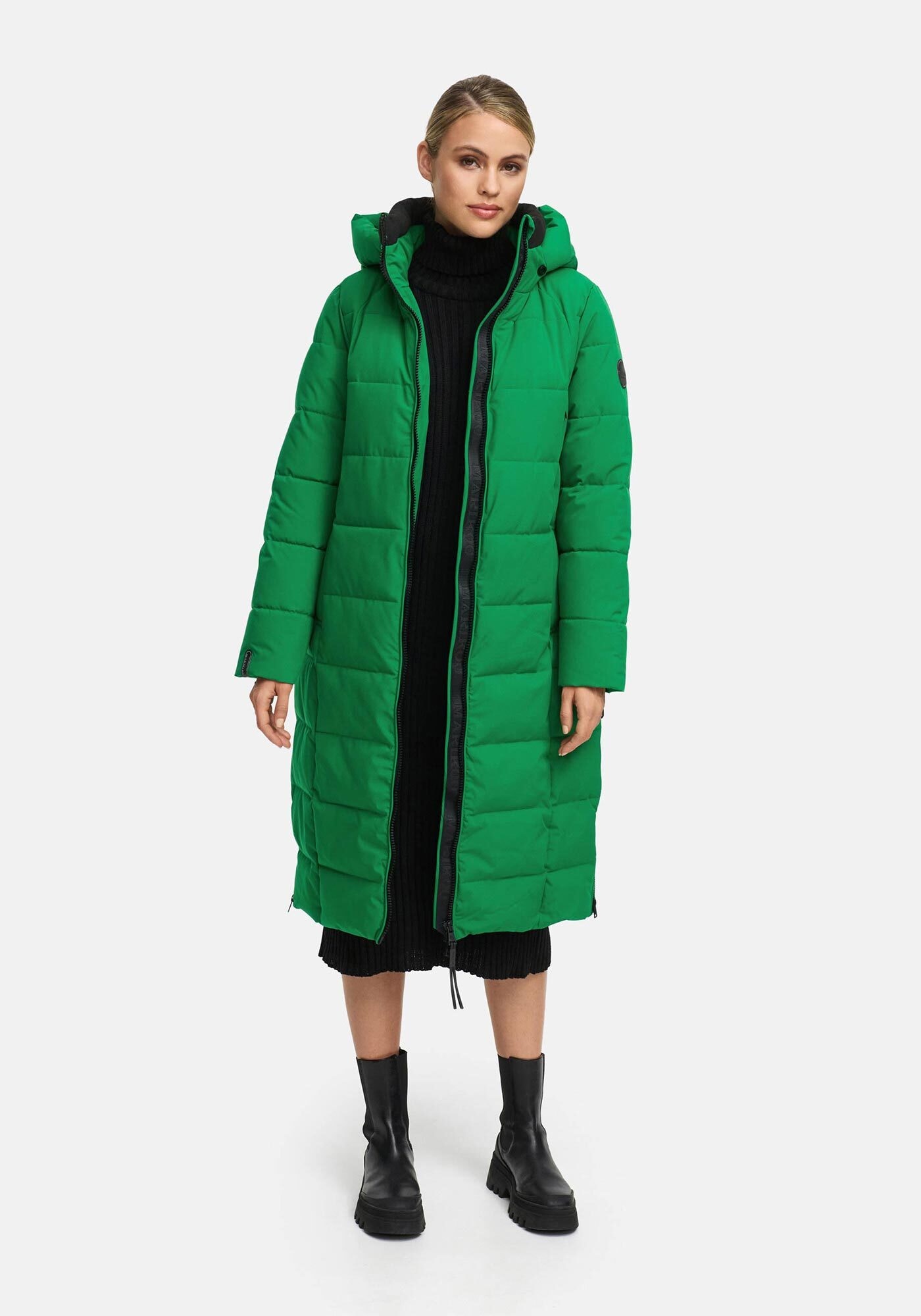 Marikoo Winterjacke »Lanitaa« Steppmantel mit abnehmbarer Kapuze