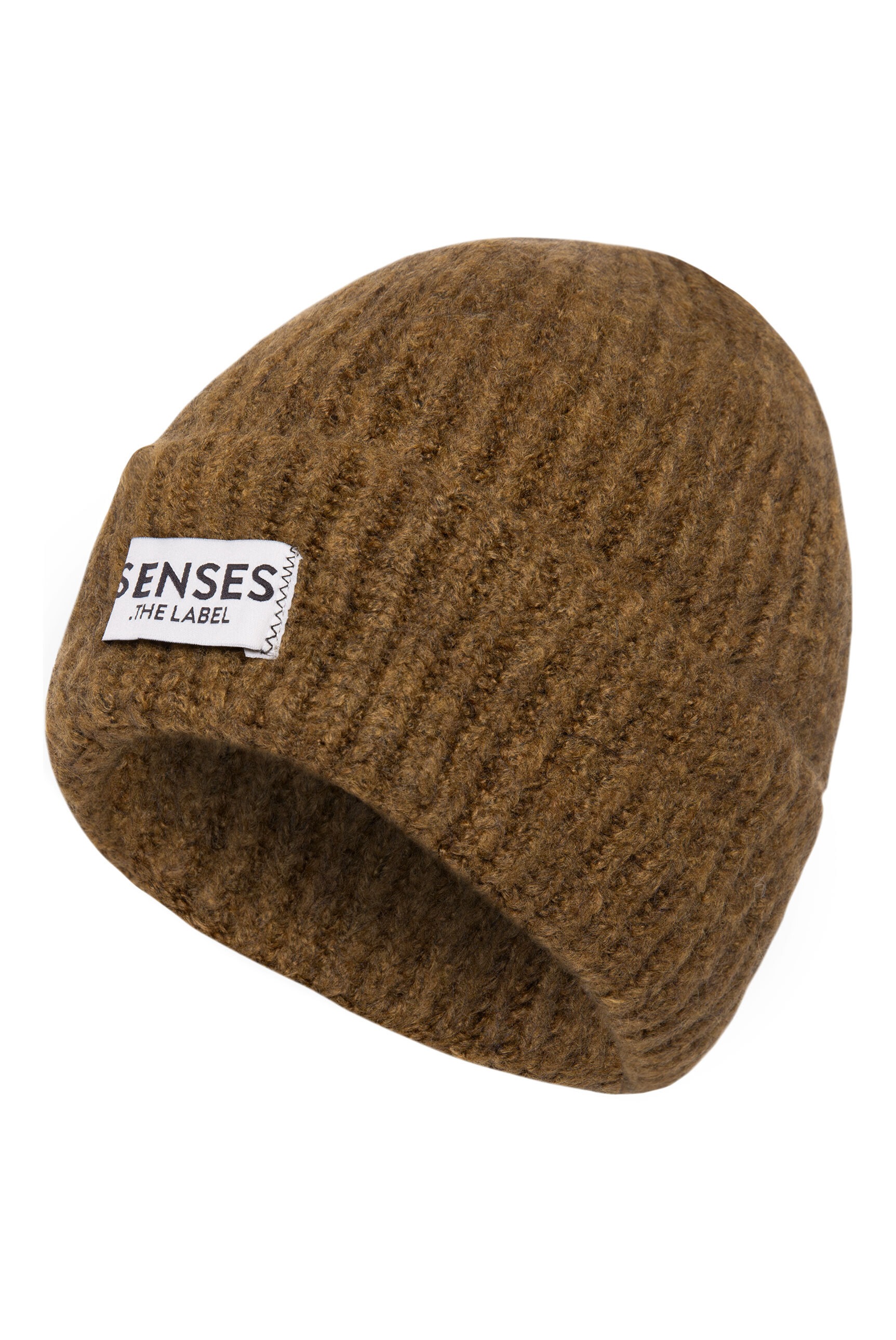 SENSES.THE LABEL Strickmütze mit breitem Umschlag