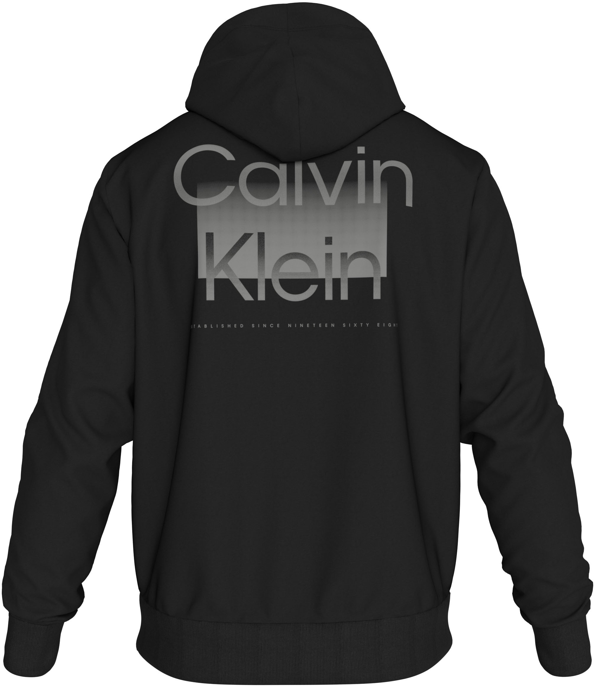 Calvin Klein Big&Tall Kapuzensweatshirt »BT_ENLARGERD BACK LOGO HOODIE«, in großen Größen mit Markenlabel