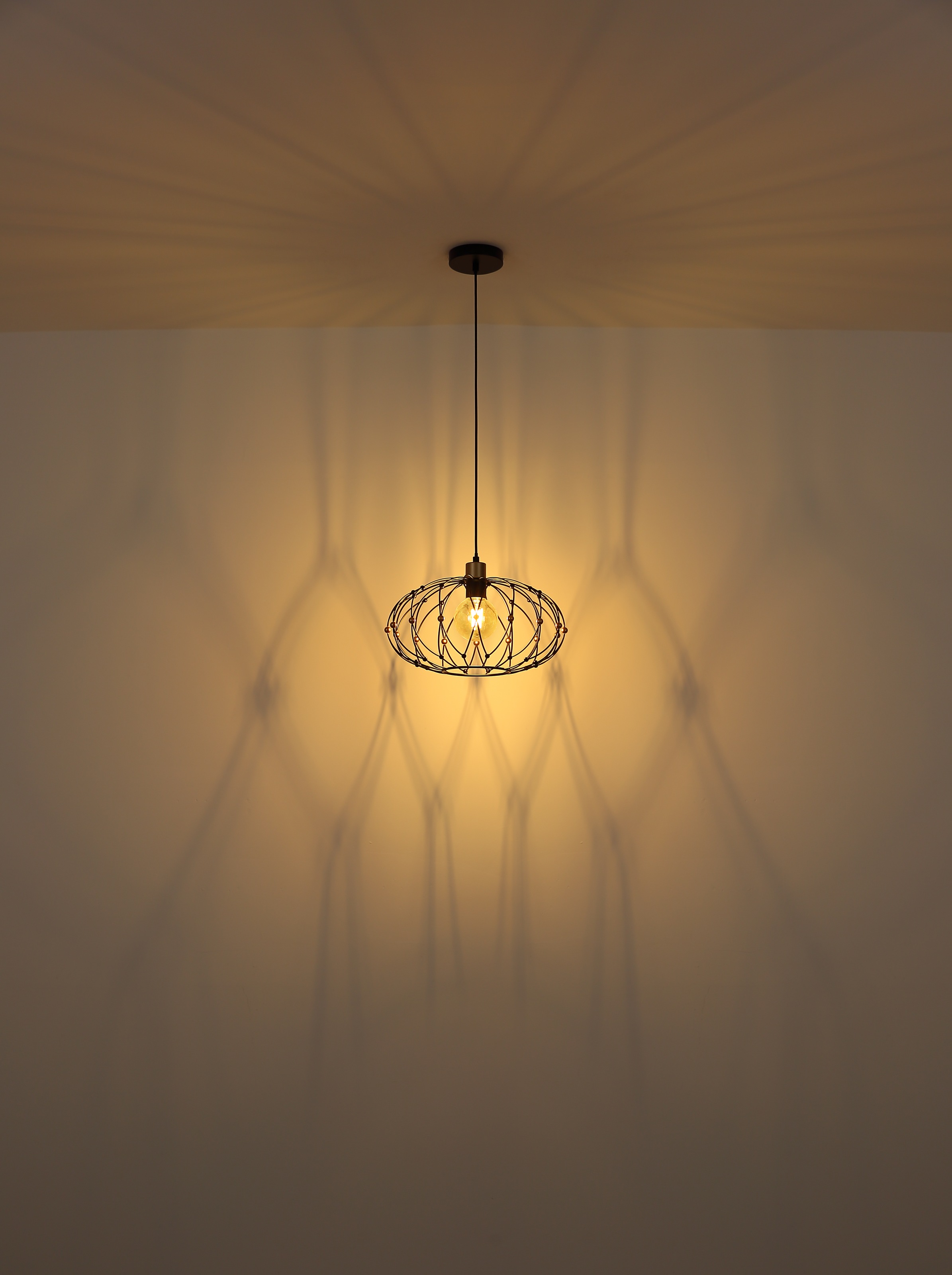 GLOBO LIGHTING Hängeleuchte »GREYS« E27 1 Stk. Hängelampe Esszimmer-Leuchte Esstischleuchte Wohnzimmer