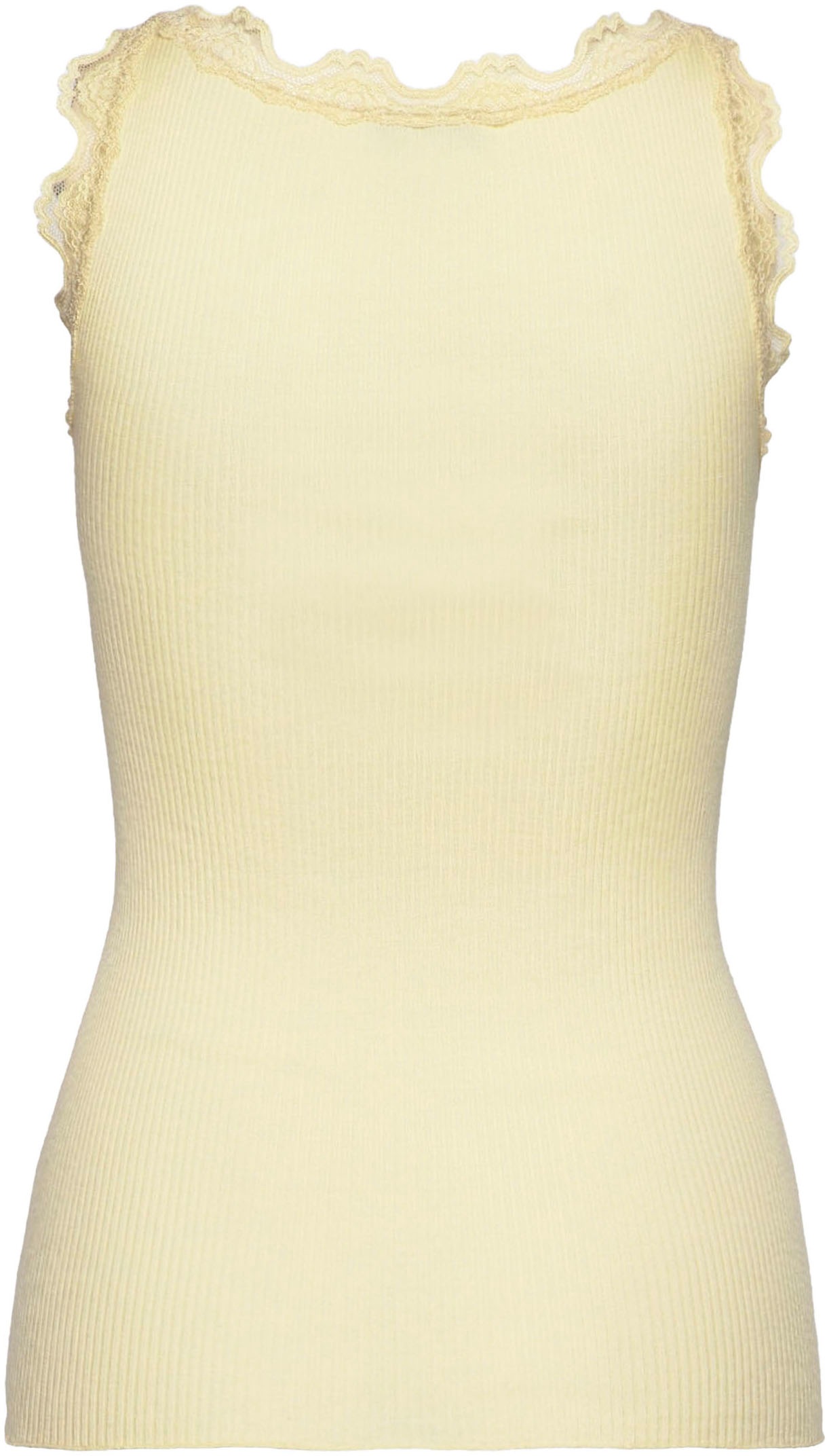 rosemunde Tanktop "Babette Silk Top" Vintage-Spitzenbesatz, breite Träger, günstig online kaufen