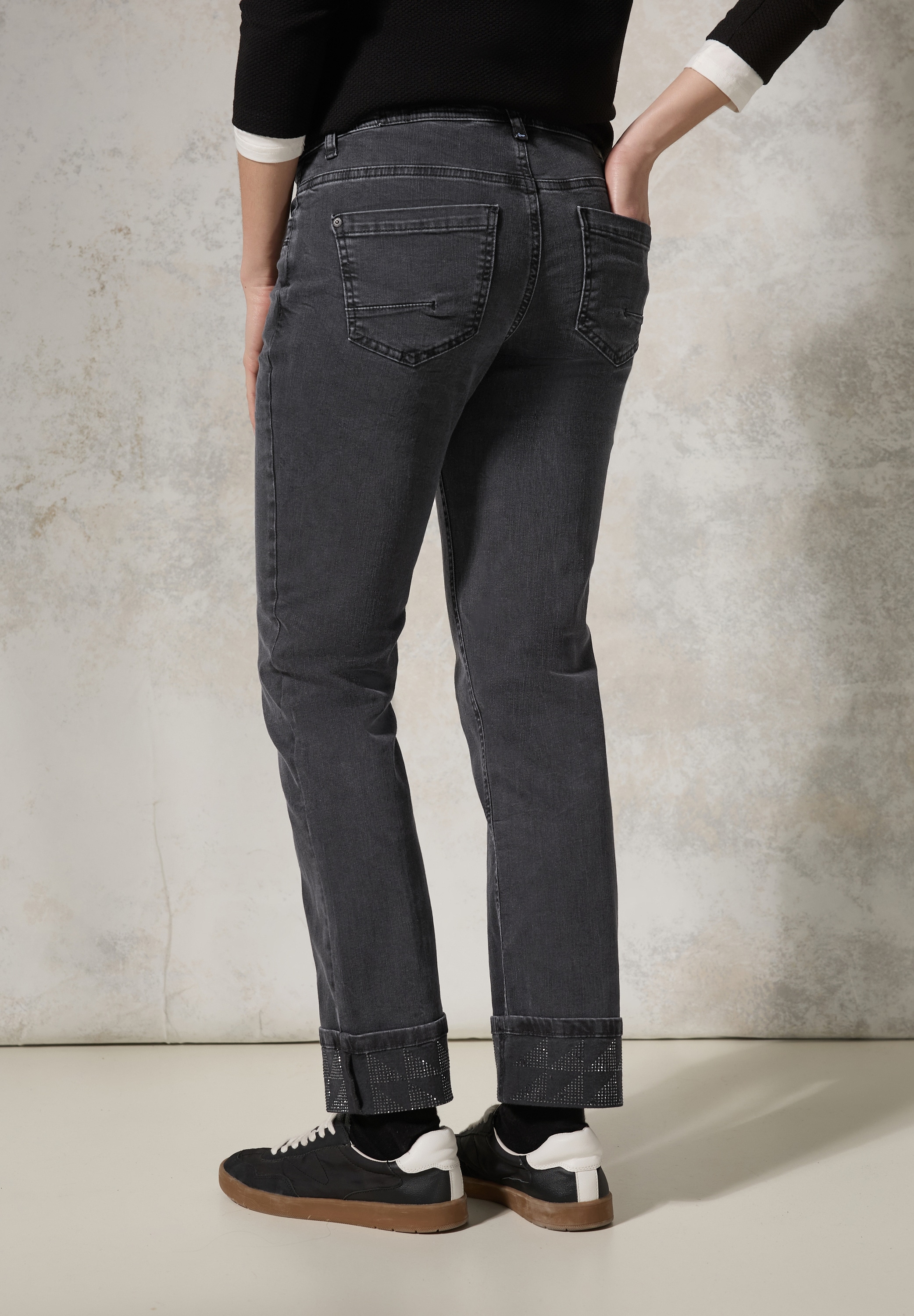 Cecil Comfort-fit-Jeans, Middle Waist