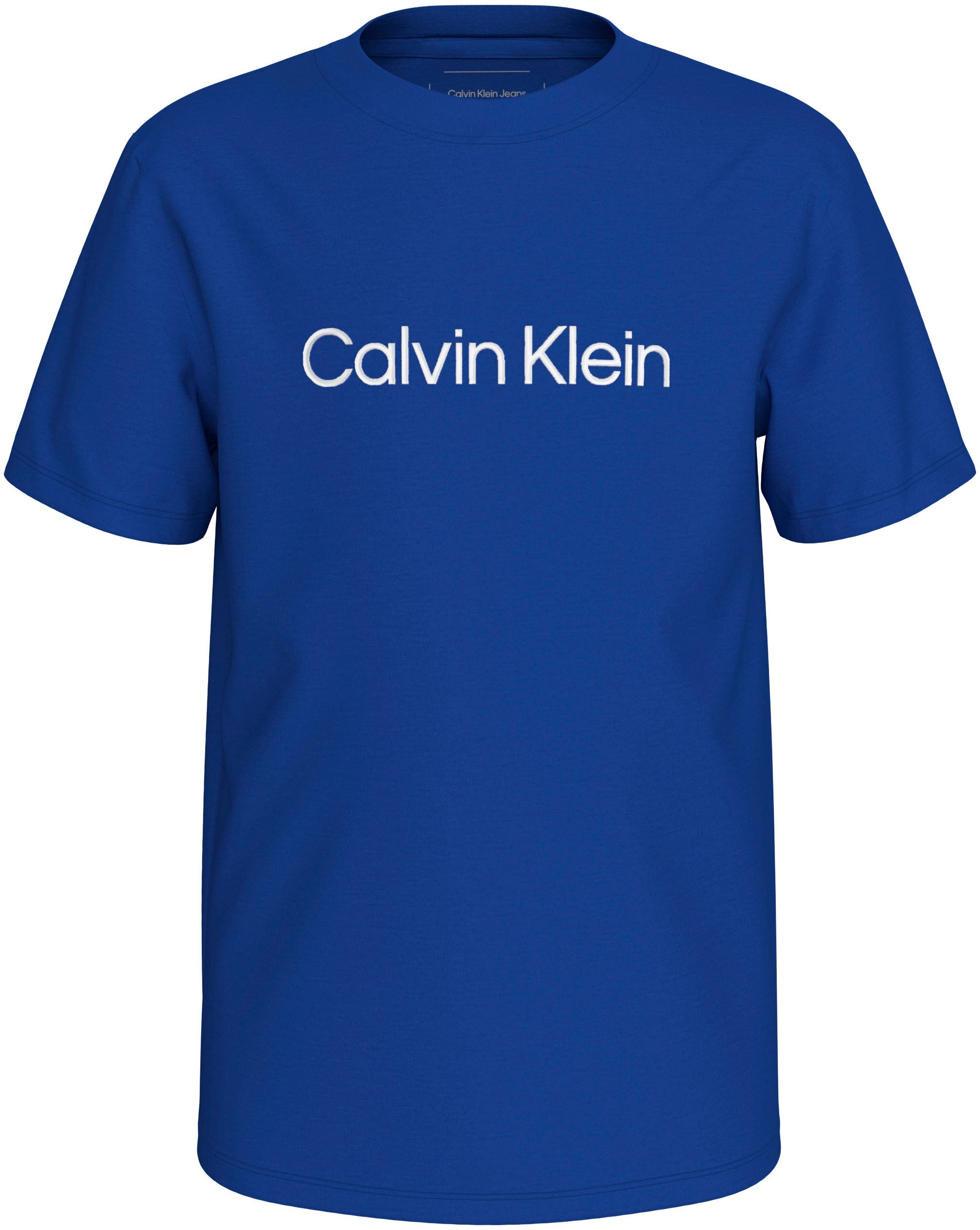 Calvin Klein Jeans Rundhalsshirt »INST. LOGO SS T-SHIRT«, für Kinder bis 16 Jahre und mit Logoschriftzug