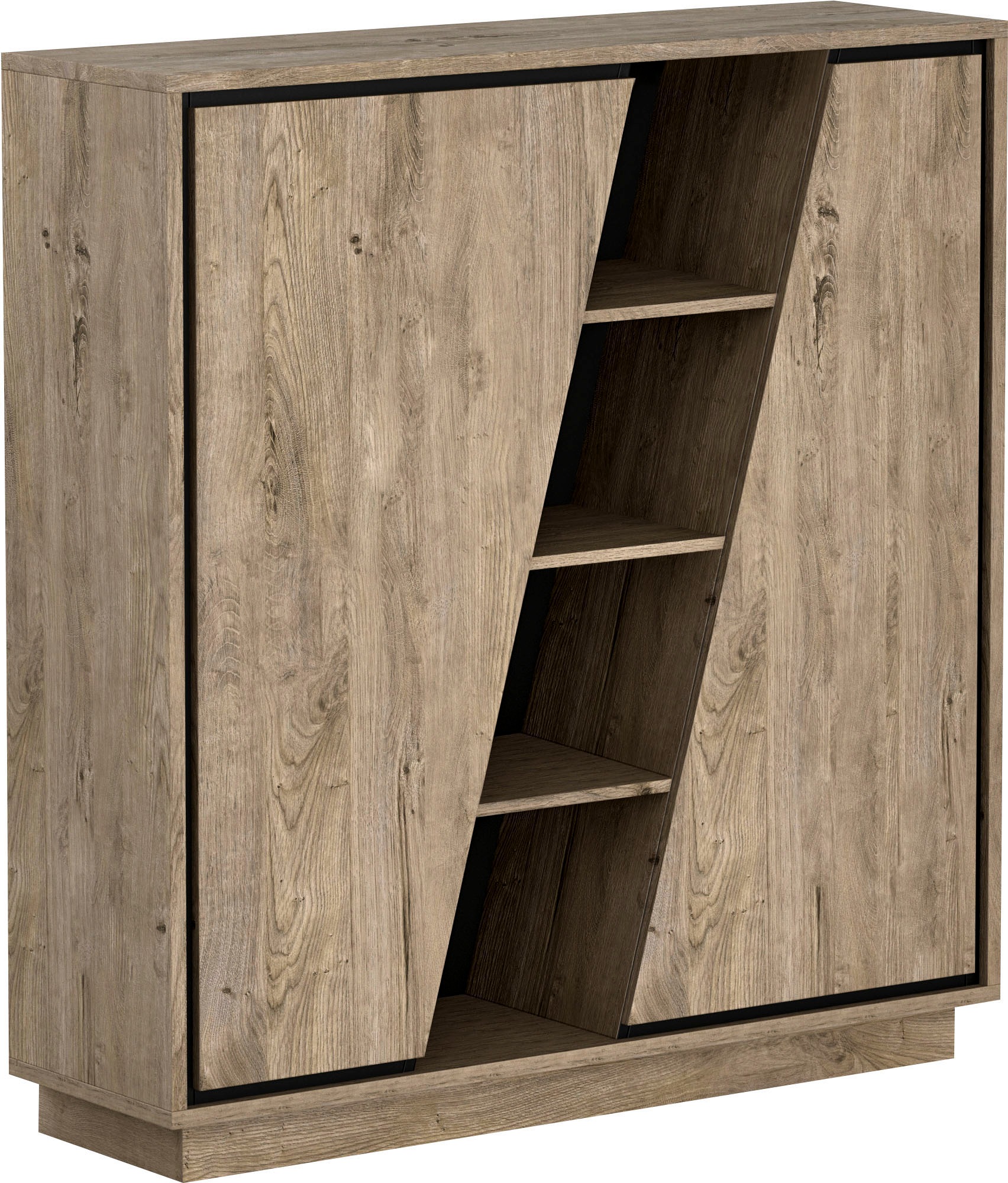 COTTA Highboard "Accent", Stauraumschrank mit Schwebeoptik durch Sockelfuss günstig online kaufen