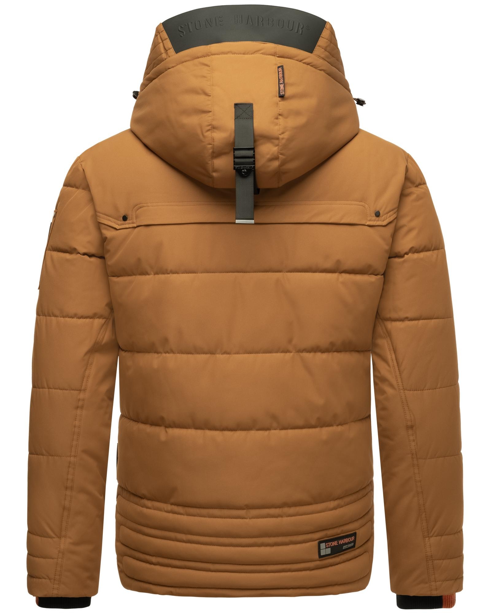 Stone Harbour Steppjacke »Witas«, mit Kapuze, gesteppte Herren Winterjacke mit abnehmbarer Kapuze