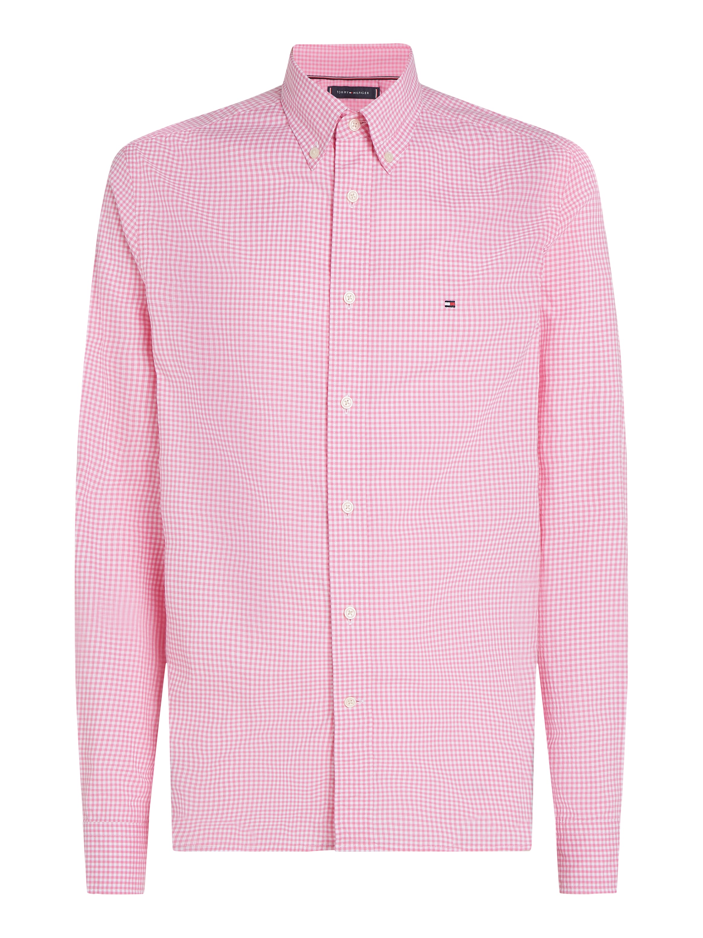 Tommy Hilfiger Businesshemd »FLEX POPLIN GINGHAM RF SHIRT«, mit Karomuster