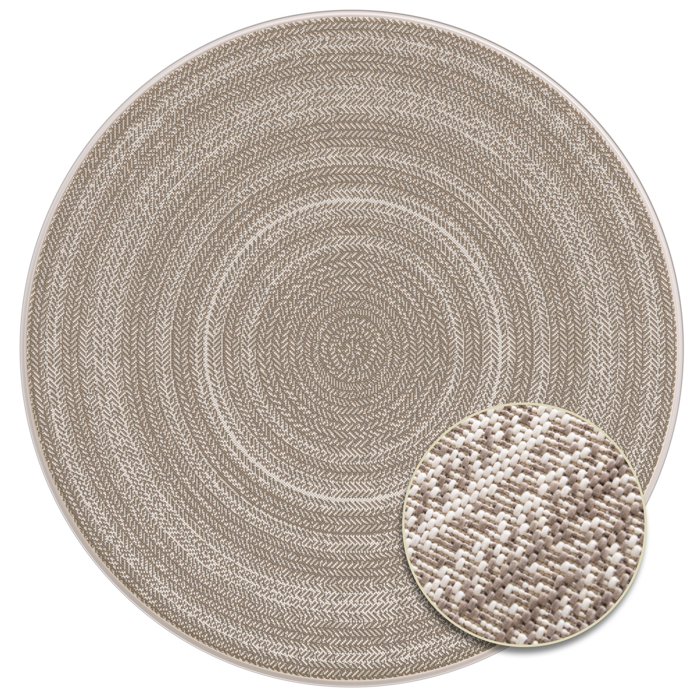 Primaflor-Ideen in Textil Teppich "Outdoorteppich ELDORADO Giro" rund 4 mm günstig online kaufen