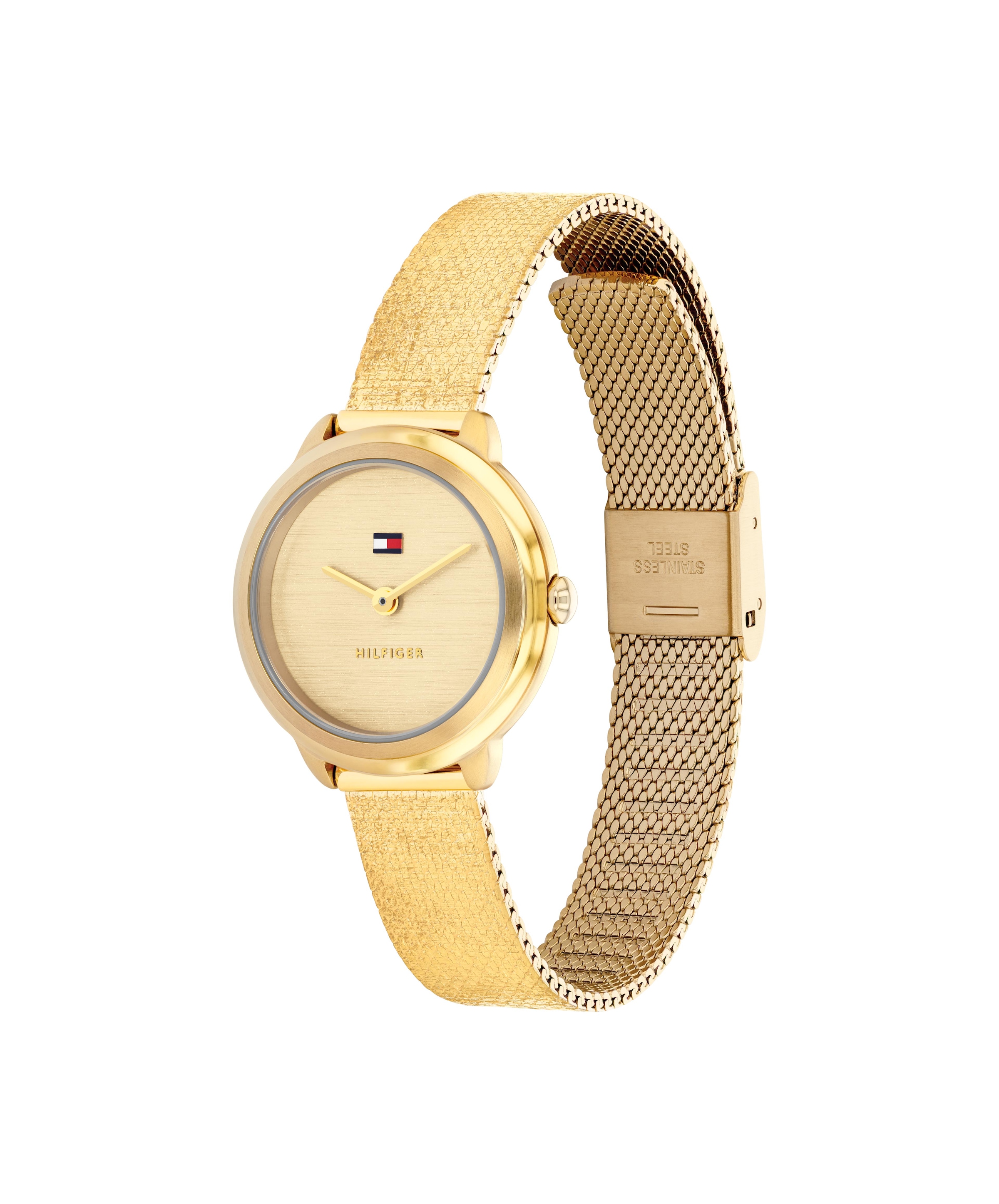Tommy Hilfiger Quarzuhr »DEMI«, Armbanduhr, Damenuhr, Edelstahlarmband, analog