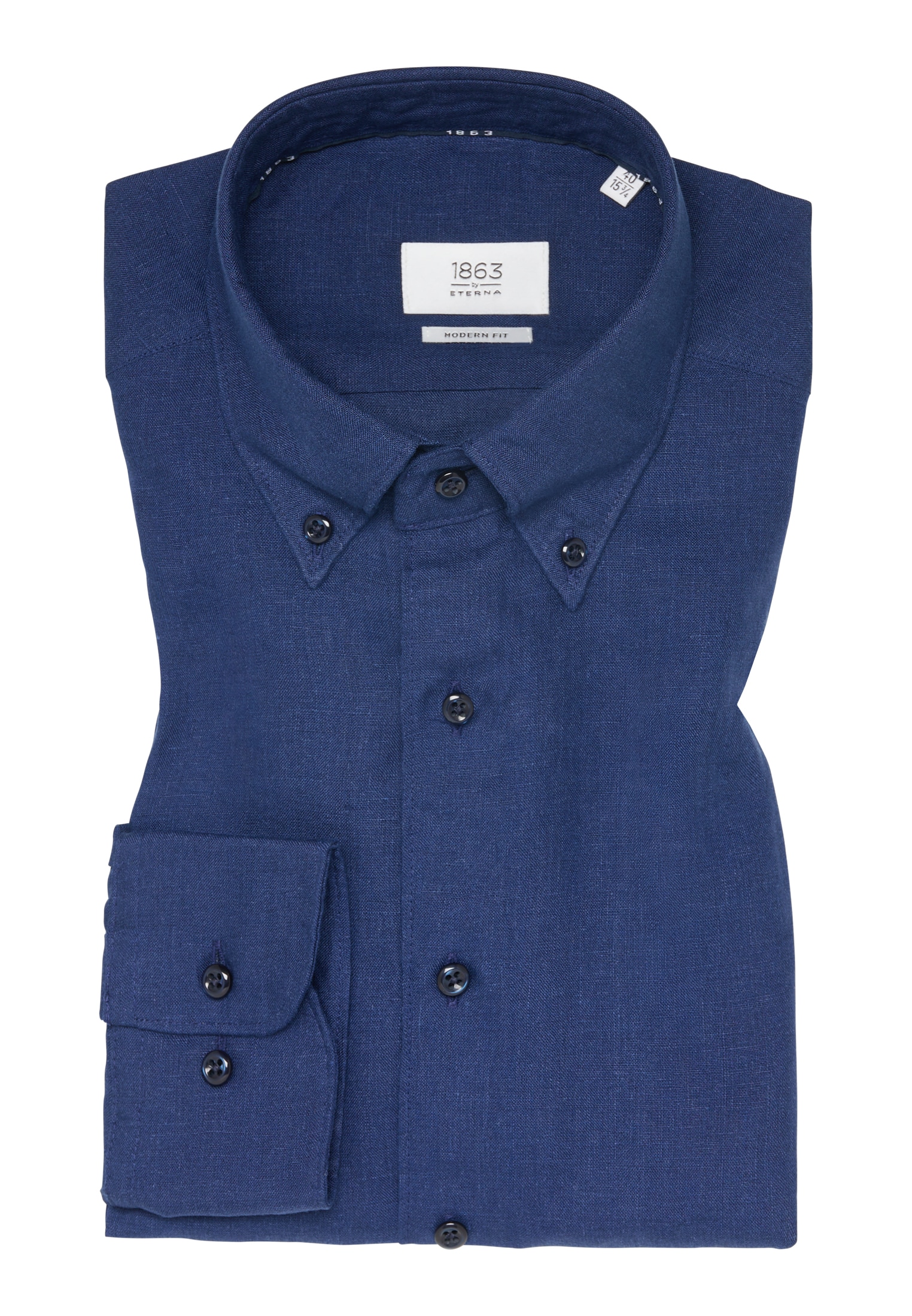 Eterna Langarmhemd »MODERN FIT« EASY IRON (bügelleicht)