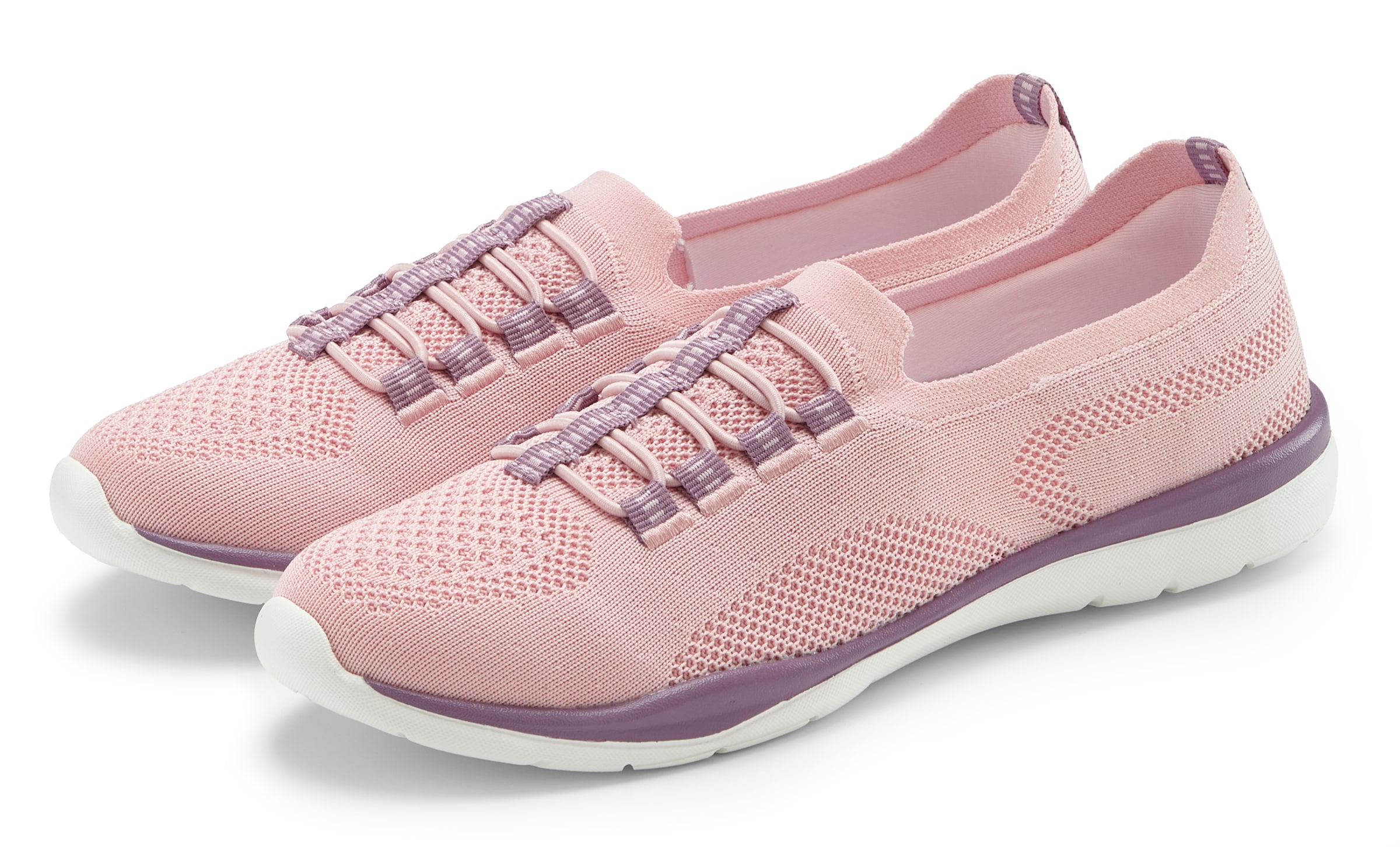 LASCANA Sneaker "Slipper, Halbschuh, Slip-On-Sneaker," aus leichtem Textil- günstig online kaufen