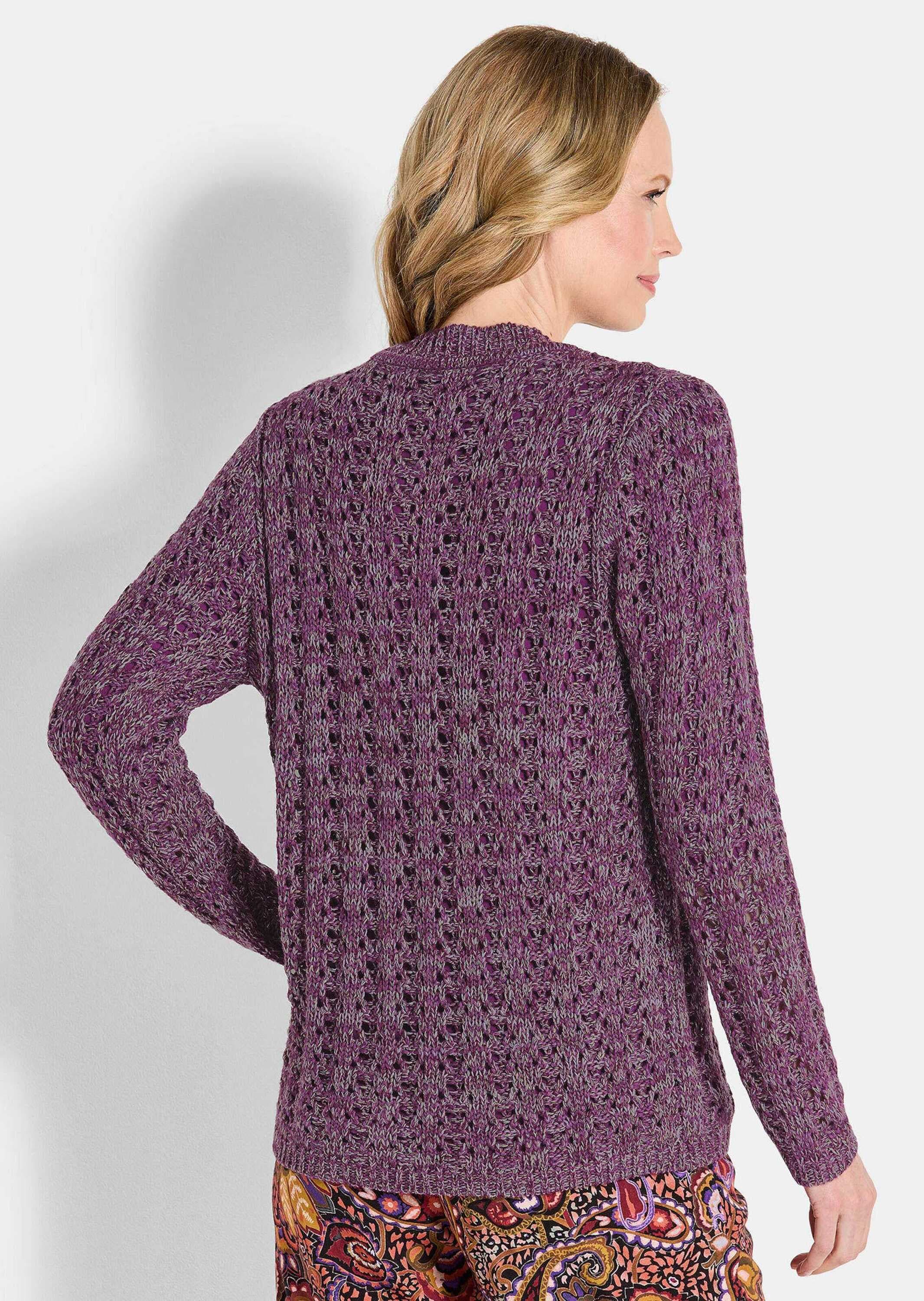 GOLDNER Strickjacke "Edler verschlussloser Cardigan, Glanz" Verschlusslos günstig online kaufen