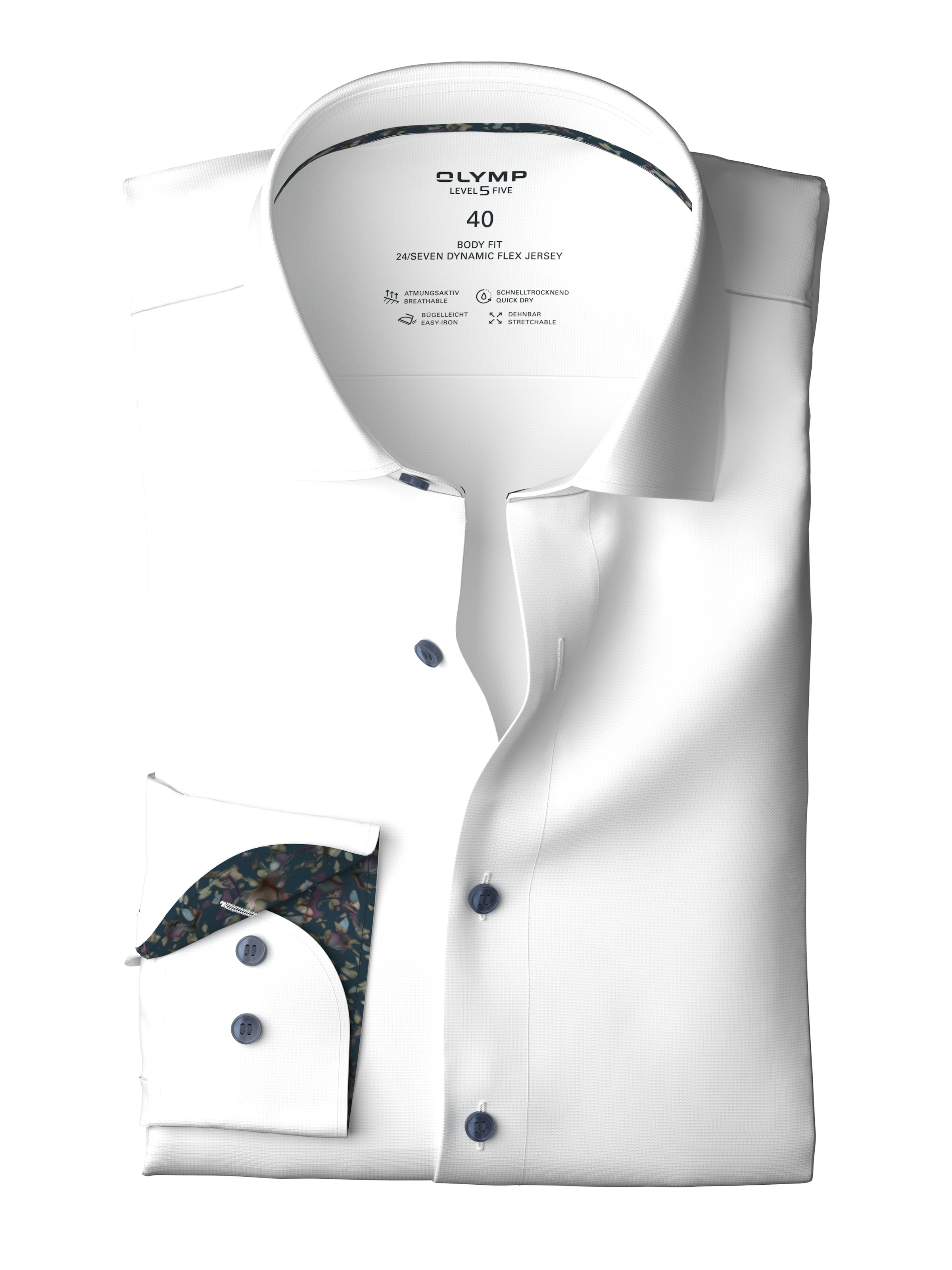 OLYMP Langarmhemd "Level Five 24/Seven" Businesshemd, body fit, New York Ke günstig online kaufen