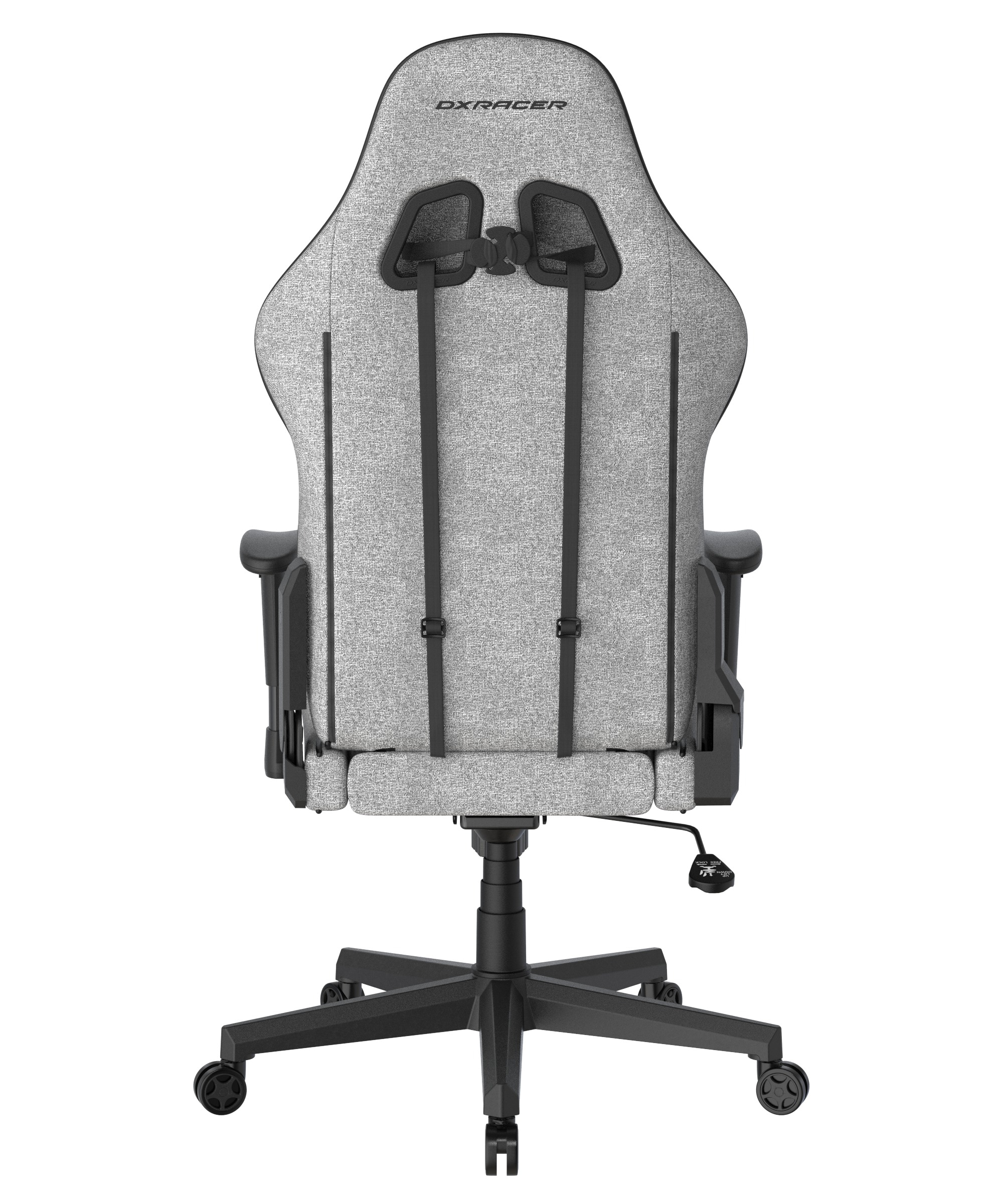 DXRacer Gaming-Stuhl »Prince Gaming Chair Regular L, Stoff, PVC, grau schwarz«