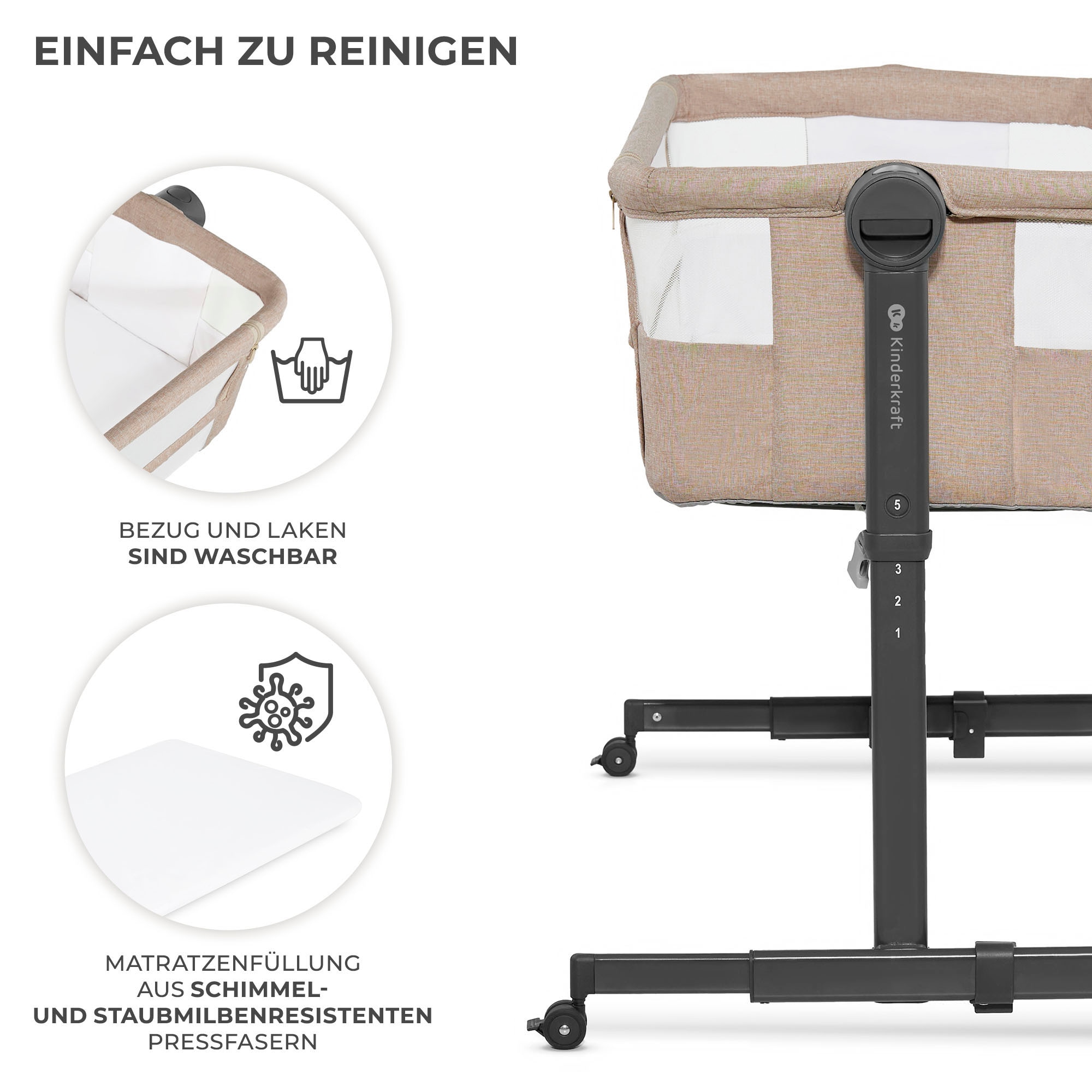 Kinderkraft Beistellbett »Neste Up 2«