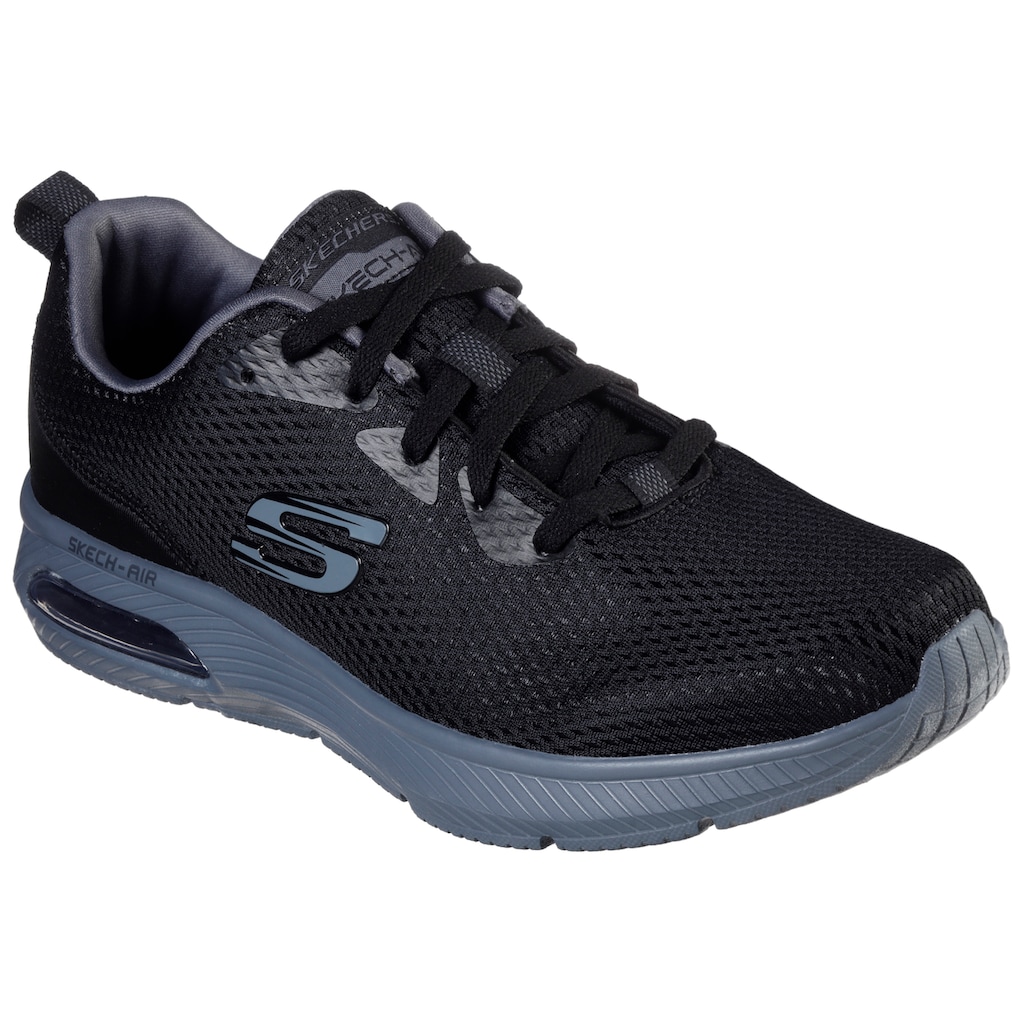 Skechers Sneaker »DYNA-AIR«, mit gepolstertem Schaftrand, Freizeitschuh, Halbschuh, Schnürschuh