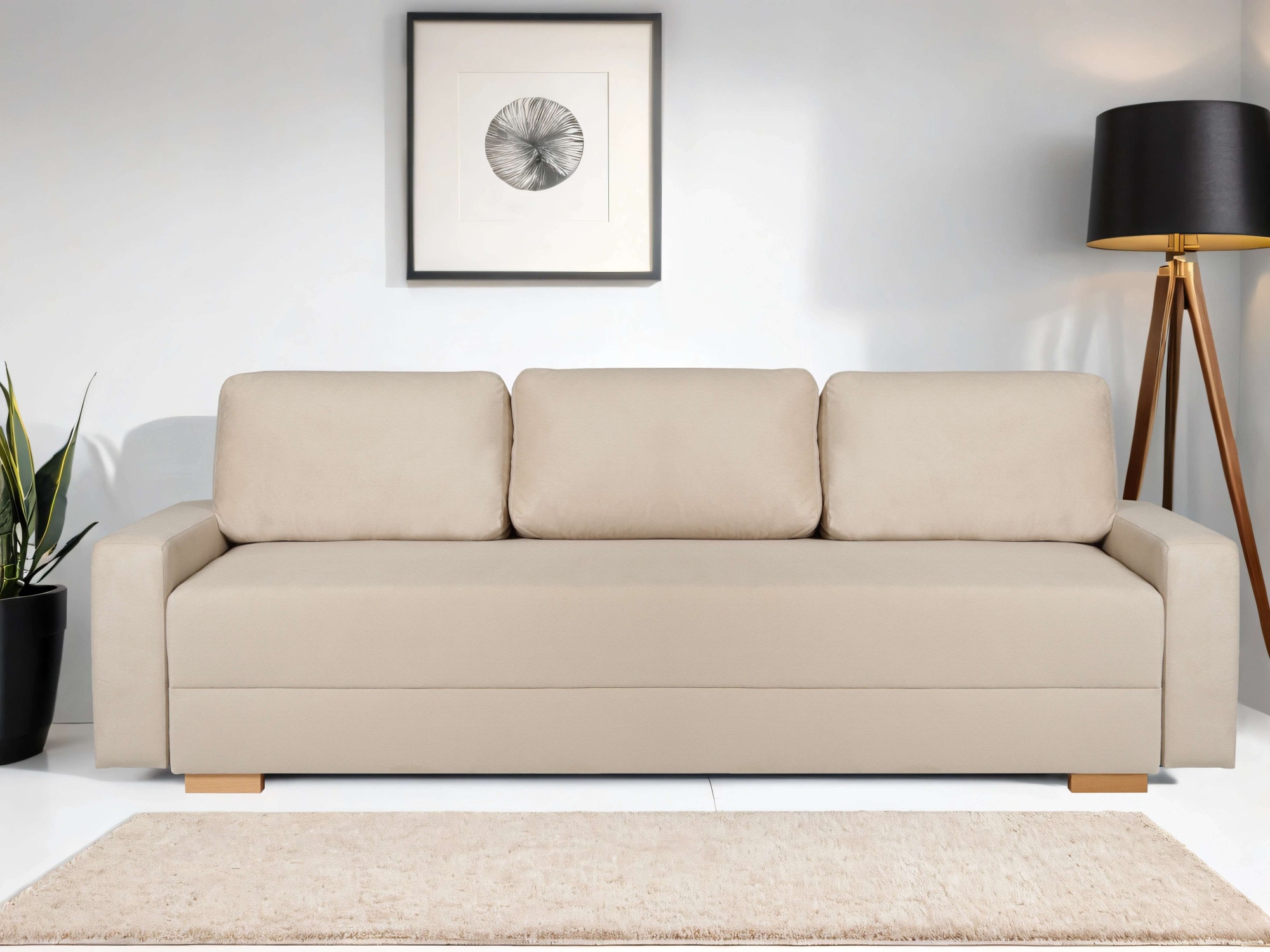 Home affaire 3-Sitzer "SHERIDIAN Schlafsofa mit Bettkasten, in Feincord & V günstig online kaufen