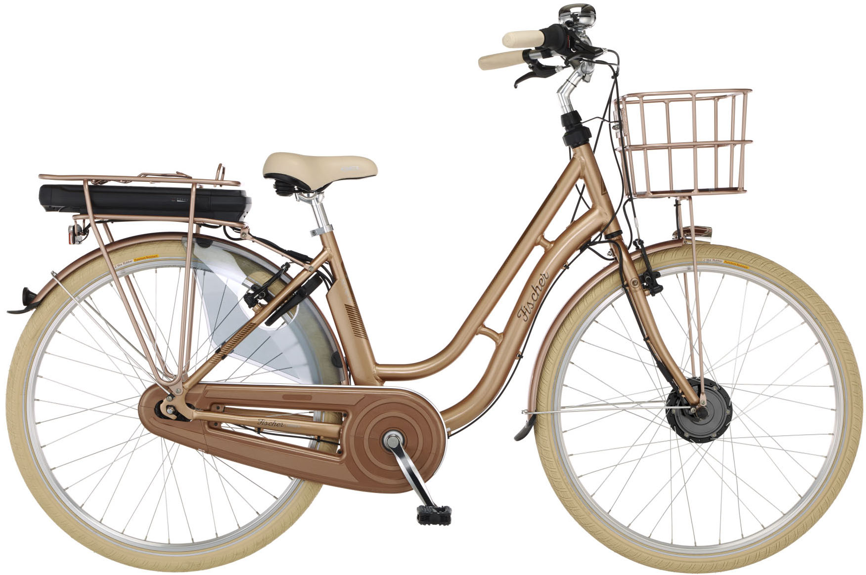 E-Bike »CITA RETRO 2.2 522«, 7 Gang, Shimano, Nexus, Frontmotor 250 W, (mit...