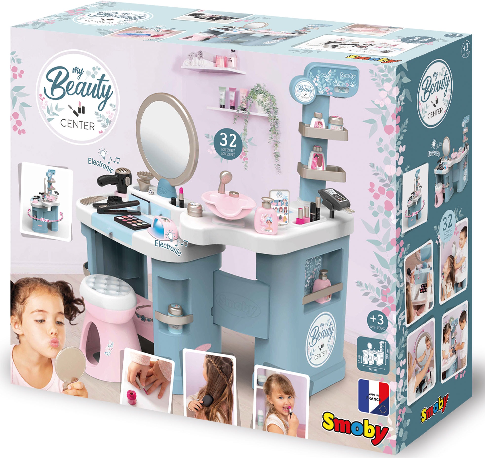 Smoby Schminktisch »My Beauty Center Kosmetikstudio«, mit Licht- und Soundeffekten; Made in Europe