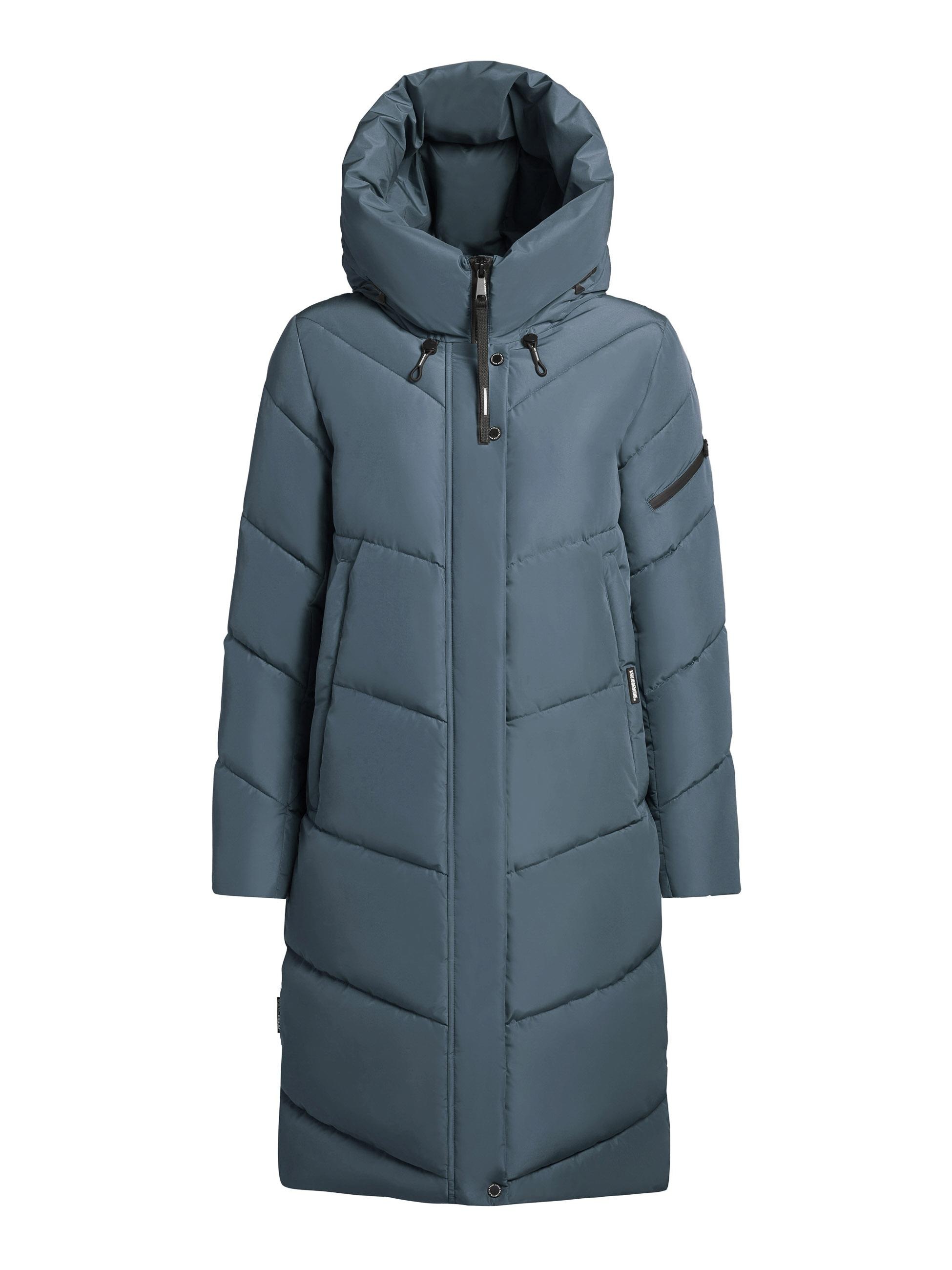 khujo Steppmantel »Jange-YM«, Warmer Wintermantel mit magnetischen Details