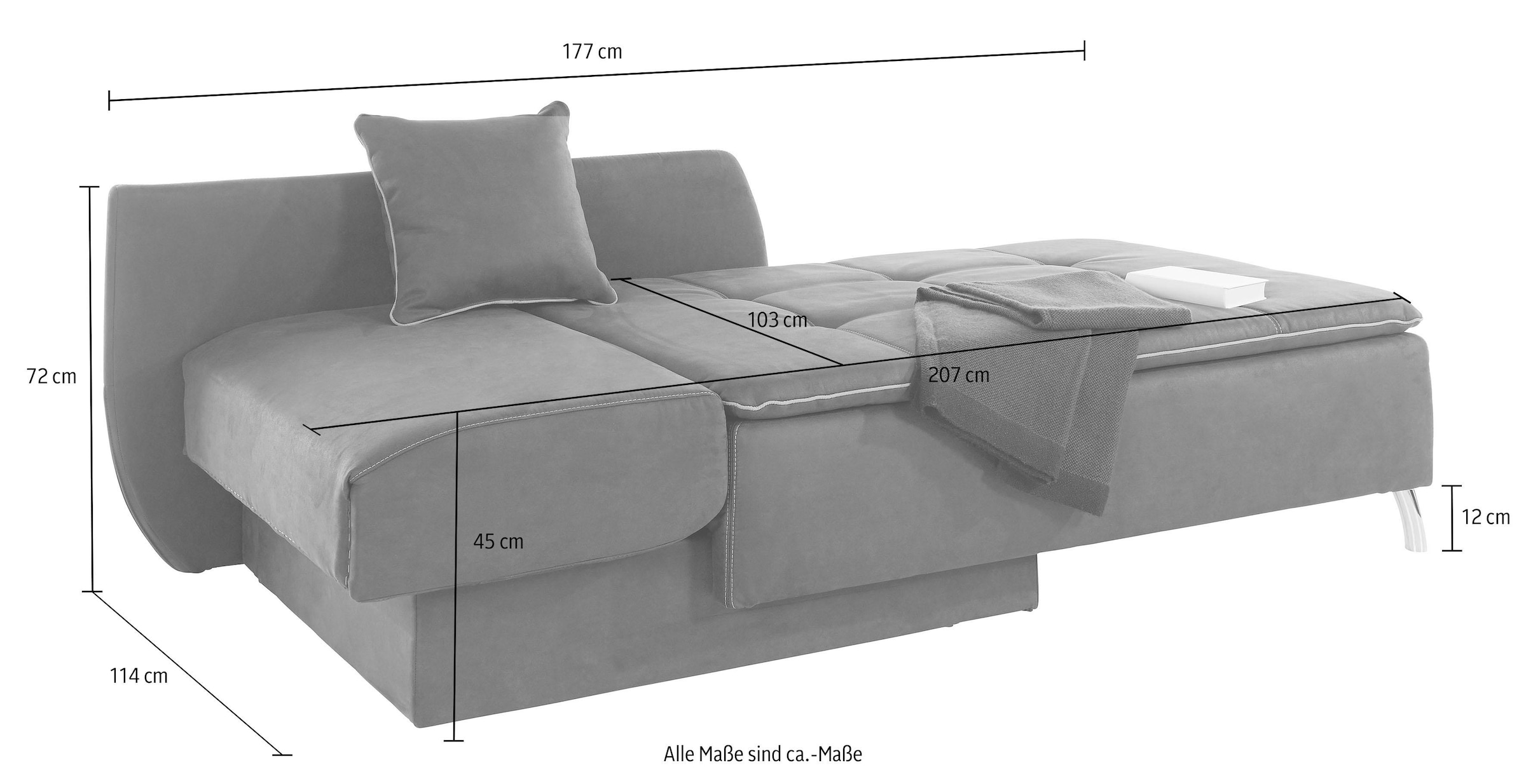 Jockenhöfer Gruppe Schlafsofa mit | BAUR Kaltschaumabdeckung