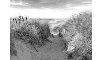 Fototapete »Strand Schwarz & Weiß«