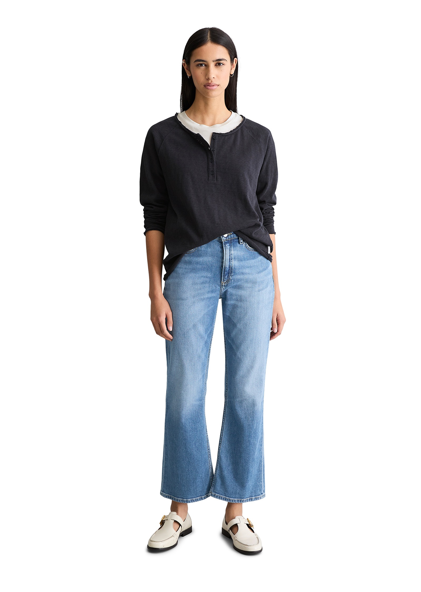 Marc O'Polo DENIM Langarmshirt »aus Organic Cotton«