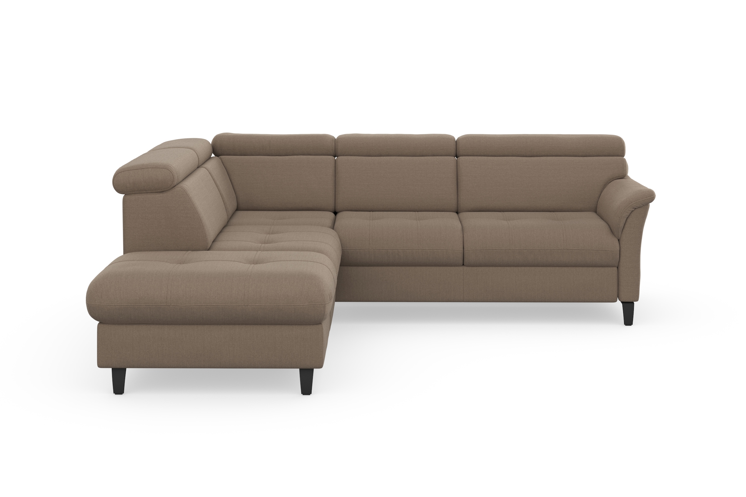 sit&more Ecksofa "Marano L-Form" inklusive Kopfteilverstellung, optional Schlaffunktion & Bettkasten