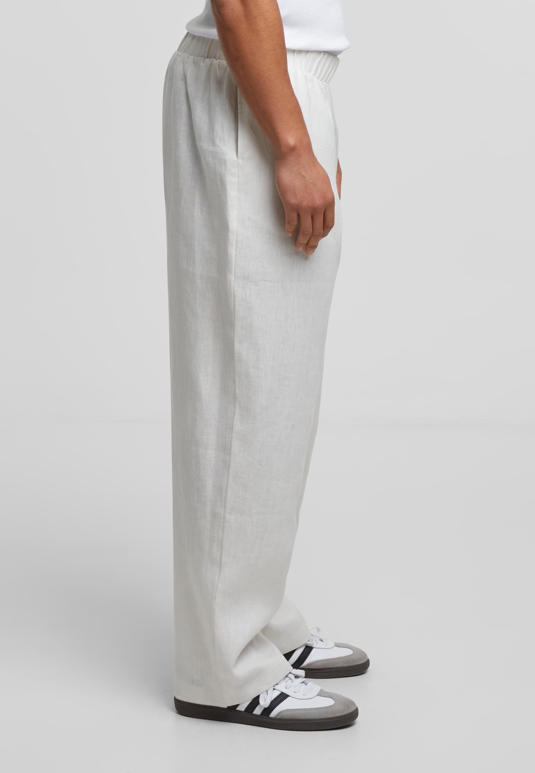 PEQUS Stoffhose »PEQUS PEQUS Logo Linen Pants«