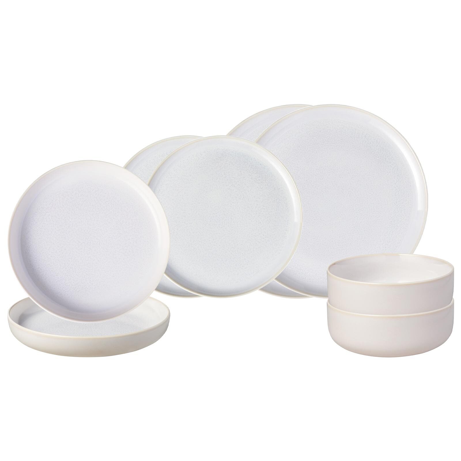 like. by Villeroy & Boch Geschirr-Set "Einsteiger-Set Crafted 8er Set" Spülmaschinengeeignet, Mikrowellengeeignet