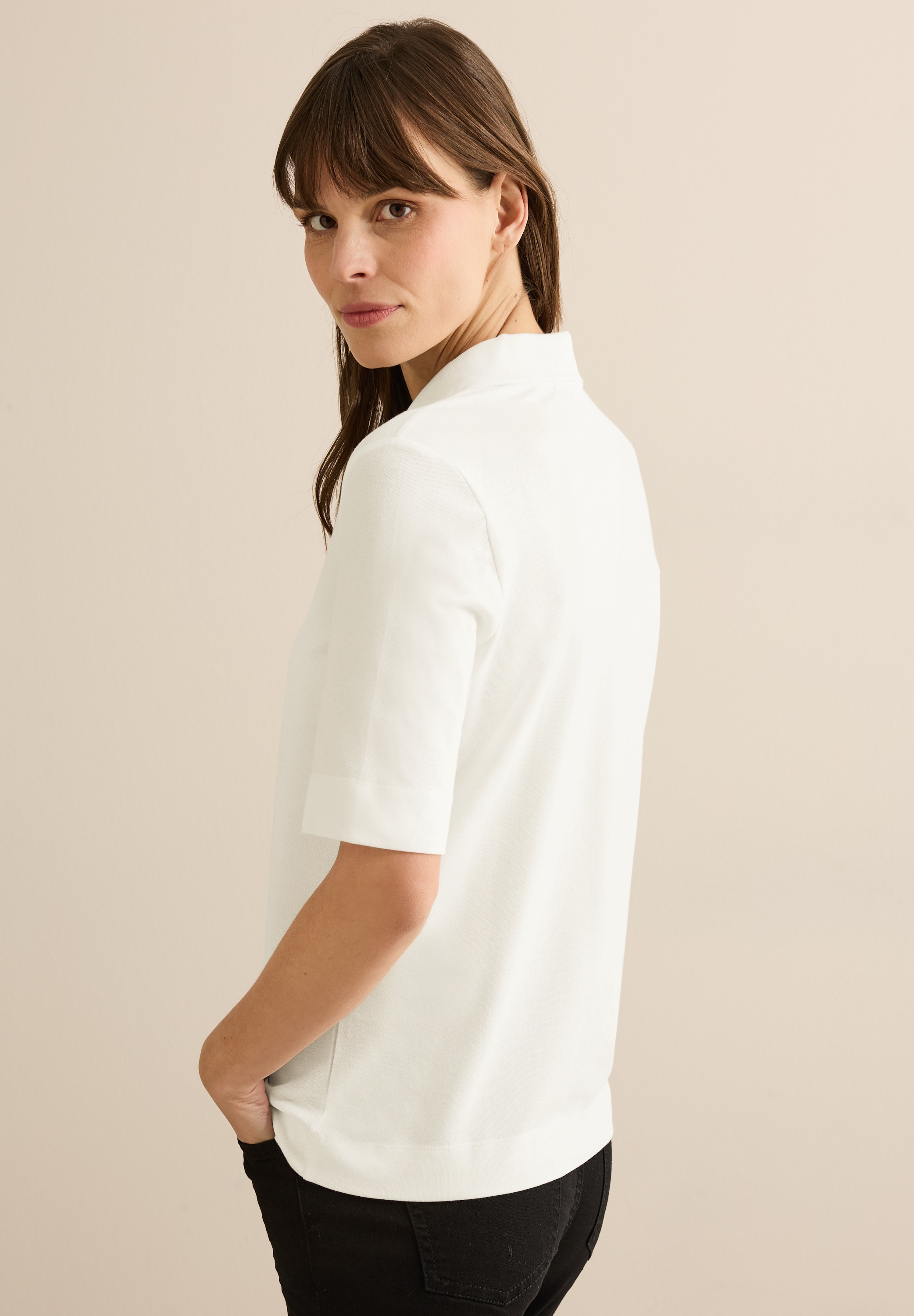 Cecil Poloshirt, im soften Baumwoll-Mix