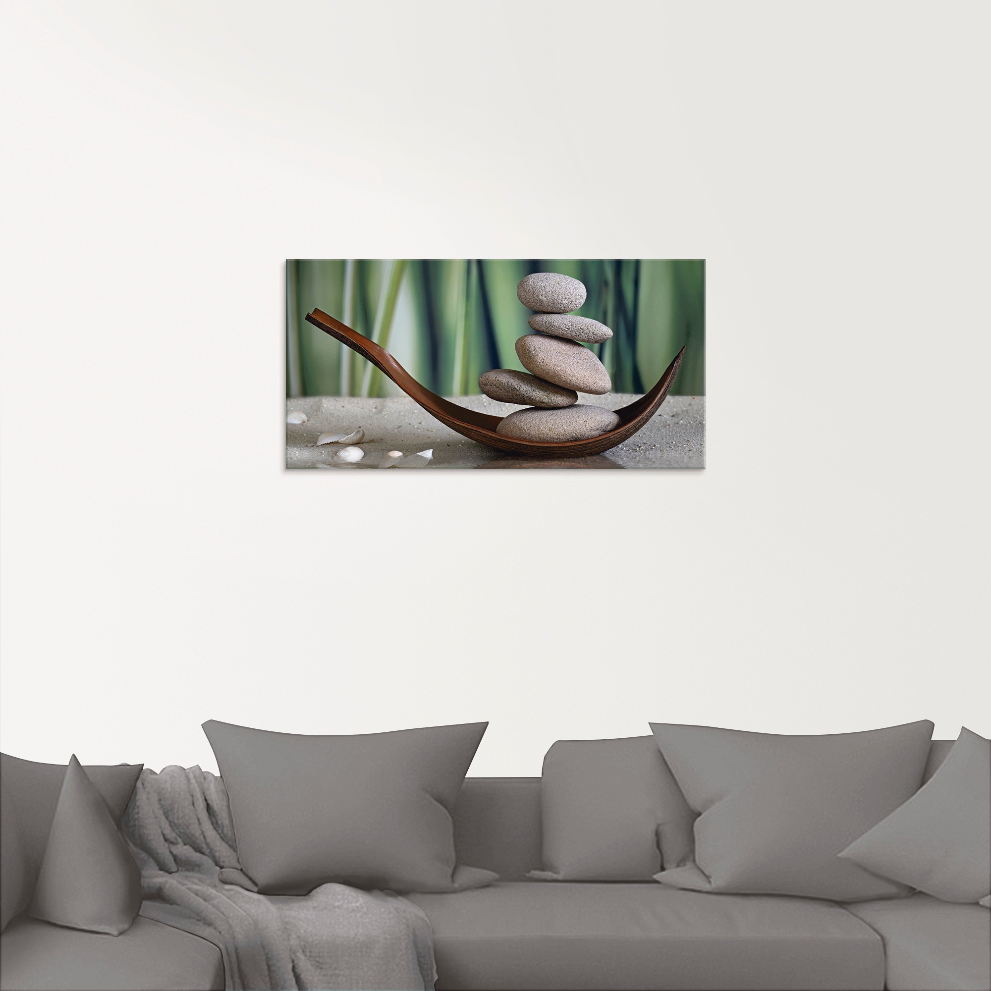 Artland Glasbild "Gleichgewicht" Zen 1 Stk. tlg. in verschiedenen Größen günstig online kaufen