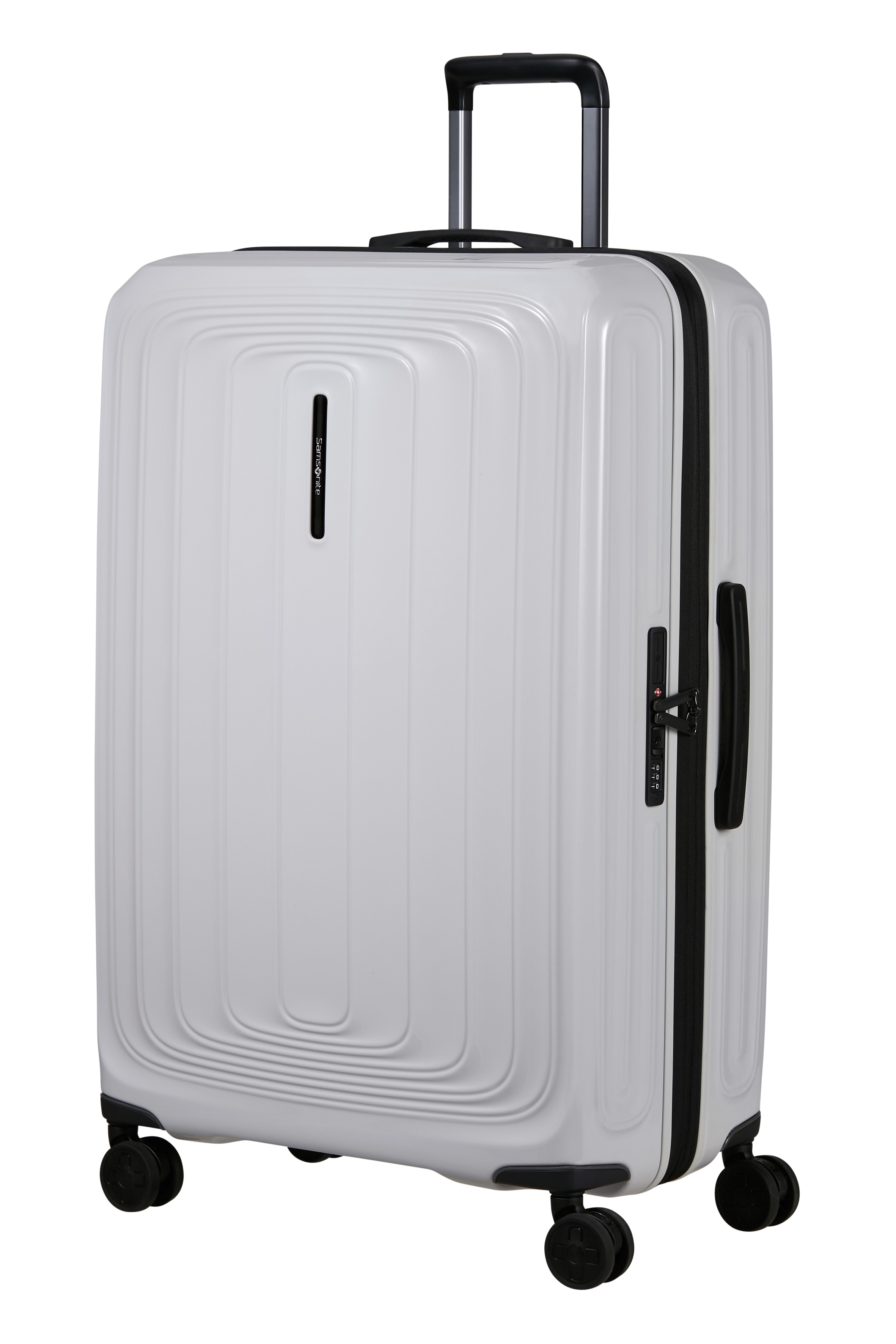 Samsonite "2WANDER" 125 l 4 Rollen aus robustem Polycarbonat, mit Adressetikett und Dehnfalte