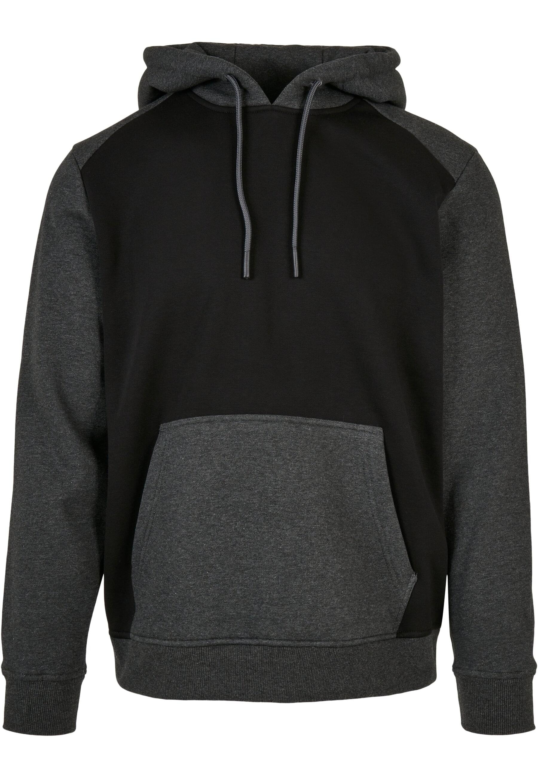 URBAN CLASSICS Rundhalspullover "Urban Classics Herren 2-Tone Fake Raglan Hoody"