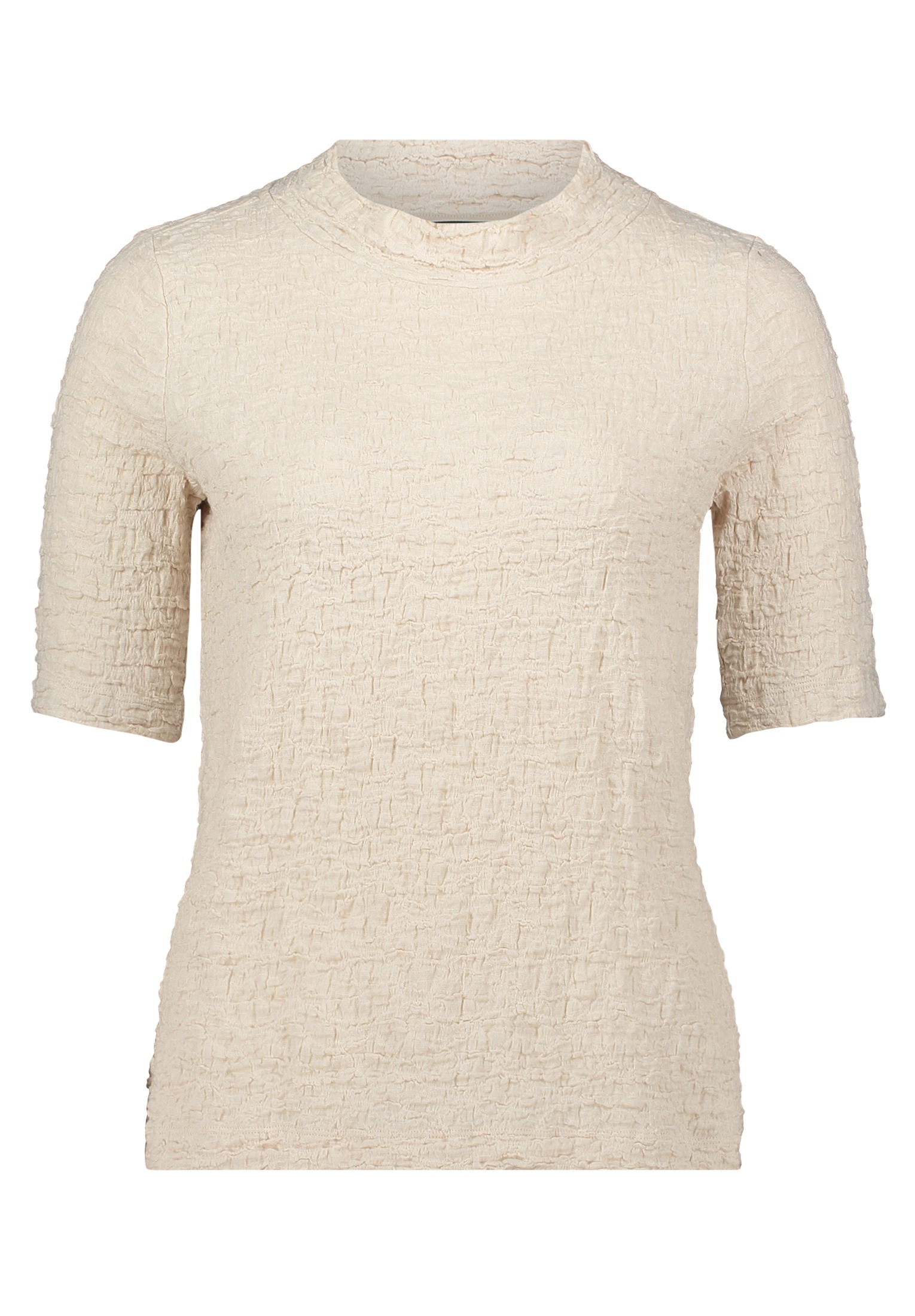 Betty Barclay Kurzarmshirt "Damen Strukturshirt mit Stehkragen" 1 Stk. tlg. günstig online kaufen