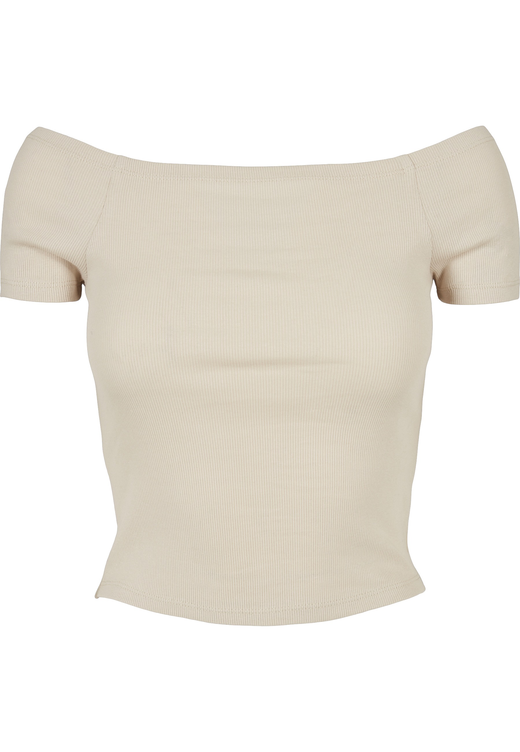 URBAN CLASSICS T-Shirt "Urban Classics Damen Ladies Off Shoulder Rib Tee" 1 günstig online kaufen