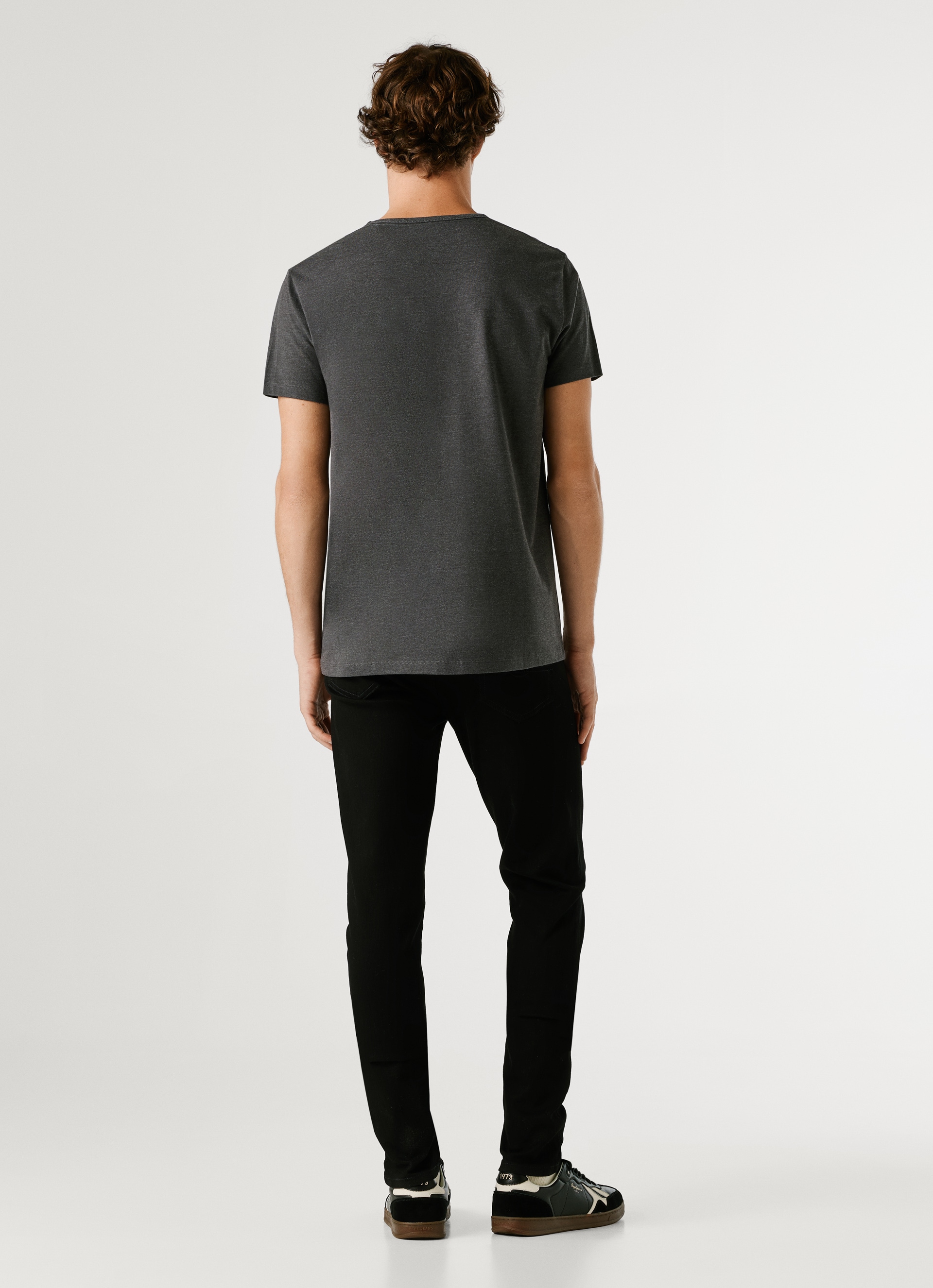 Pepe Jeans T-Shirt »ORIGINAL BASIC 3N« Rundhals mit kleinem Logodruck