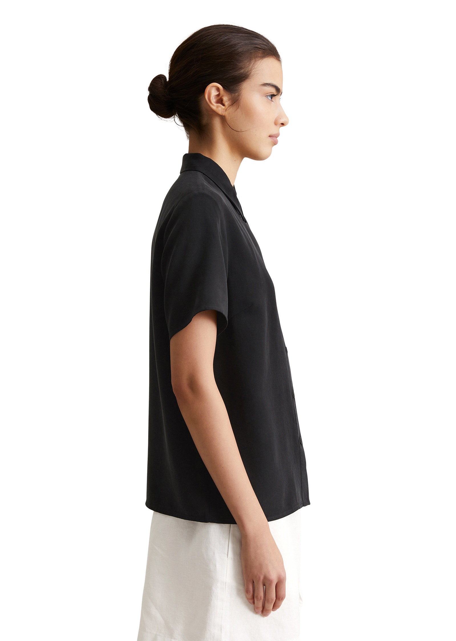 Marc O'Polo DENIM Kurzarmbluse »aus TENCEL™ Lyocell«