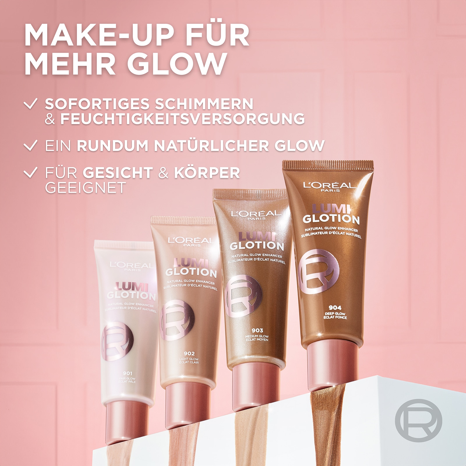 L'ORÉAL PARIS Schmink-Set »L'Oréal Paris Bestseller Glow Look Set«, mit vielseitigen Kombinationsmöglichkeiten