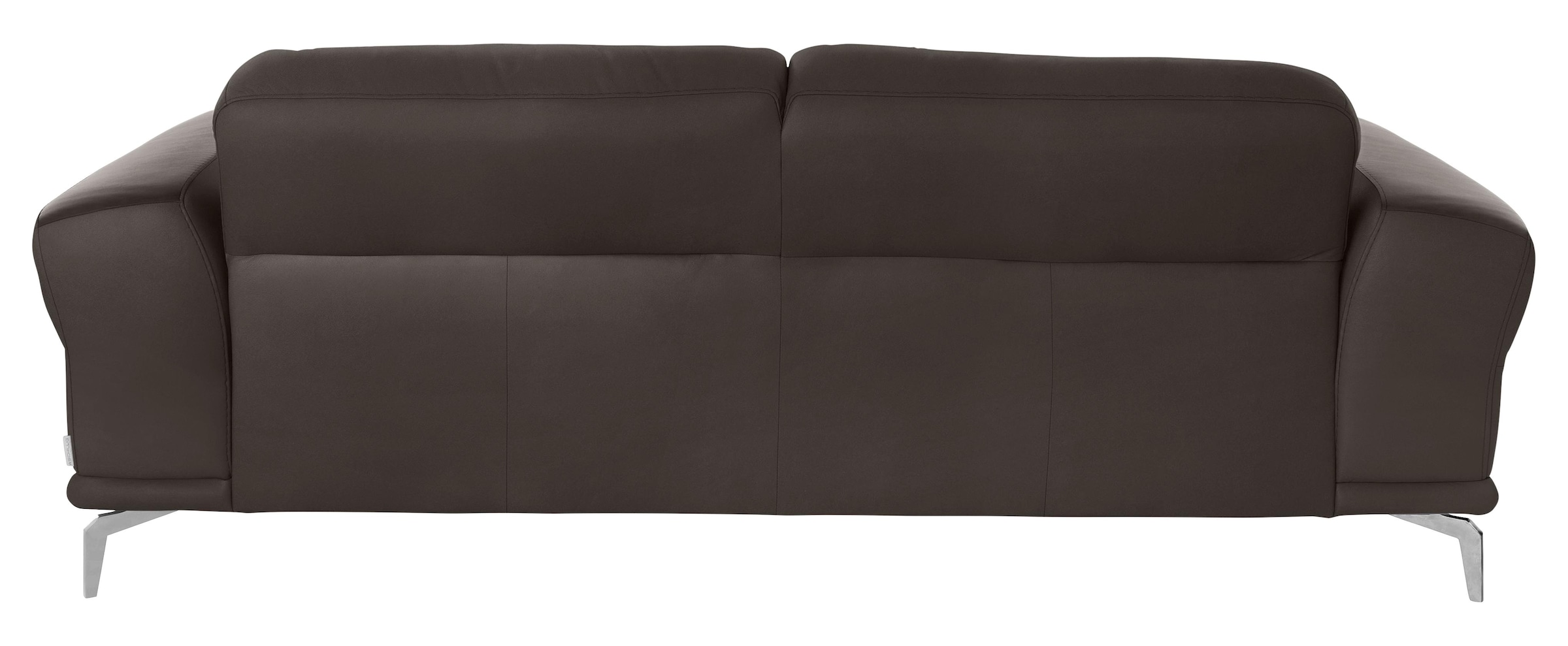 W.SCHILLIG 2,5-Sitzer »montanaa Design Sofa mit erstklassigem Sitzkomfort, Federkern« mit Metallfüßen in Silber matt, Breite 212 cm