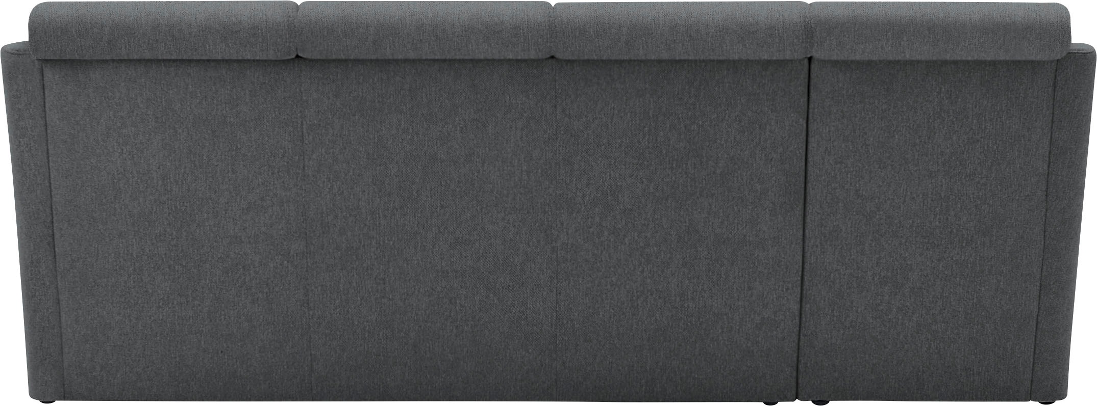 VILLA BECK Ecksofa »Varese L-Form«, (2 St.), Kopfteilverstellung, wahlweise mit Sitzvorzug, in Sitzhöhe 49 cm